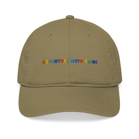 Adventure with Pride Organic Baseball Cap