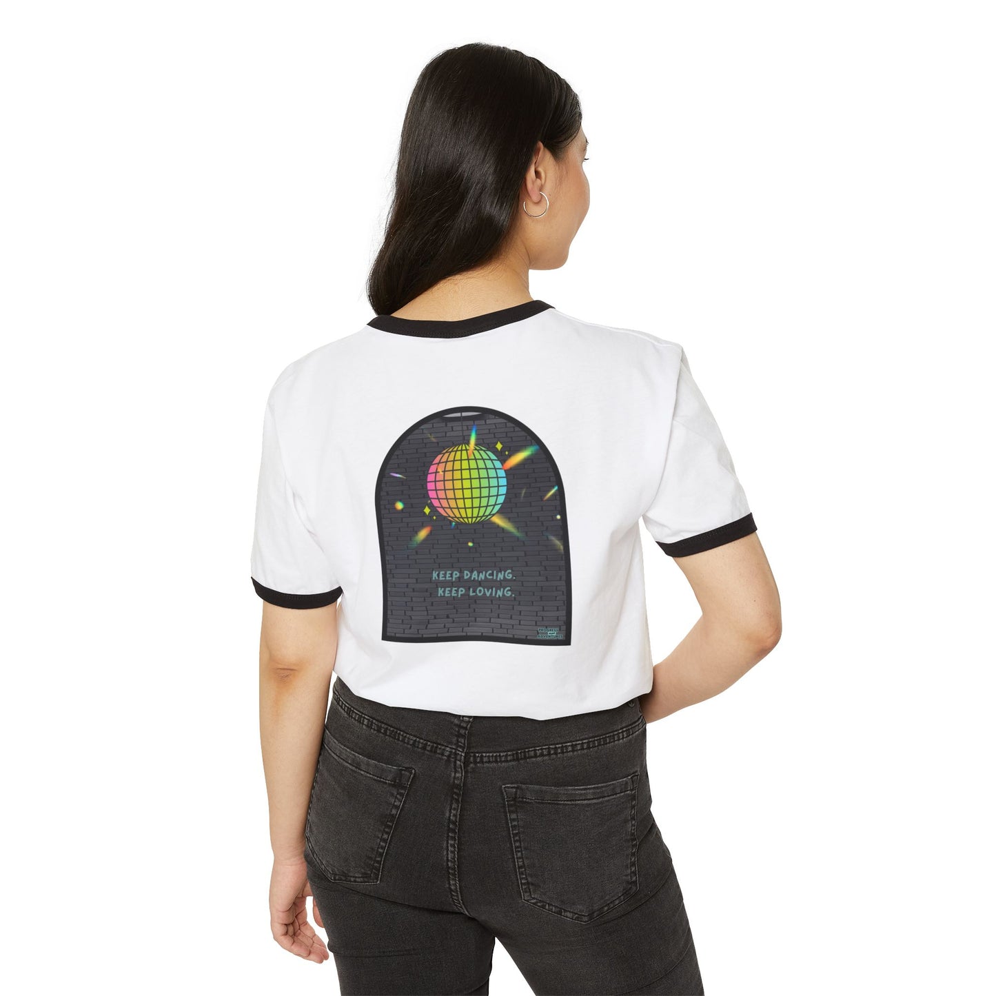 Keep Dancing | Keep Loving - Ringer Tee (Unisex)