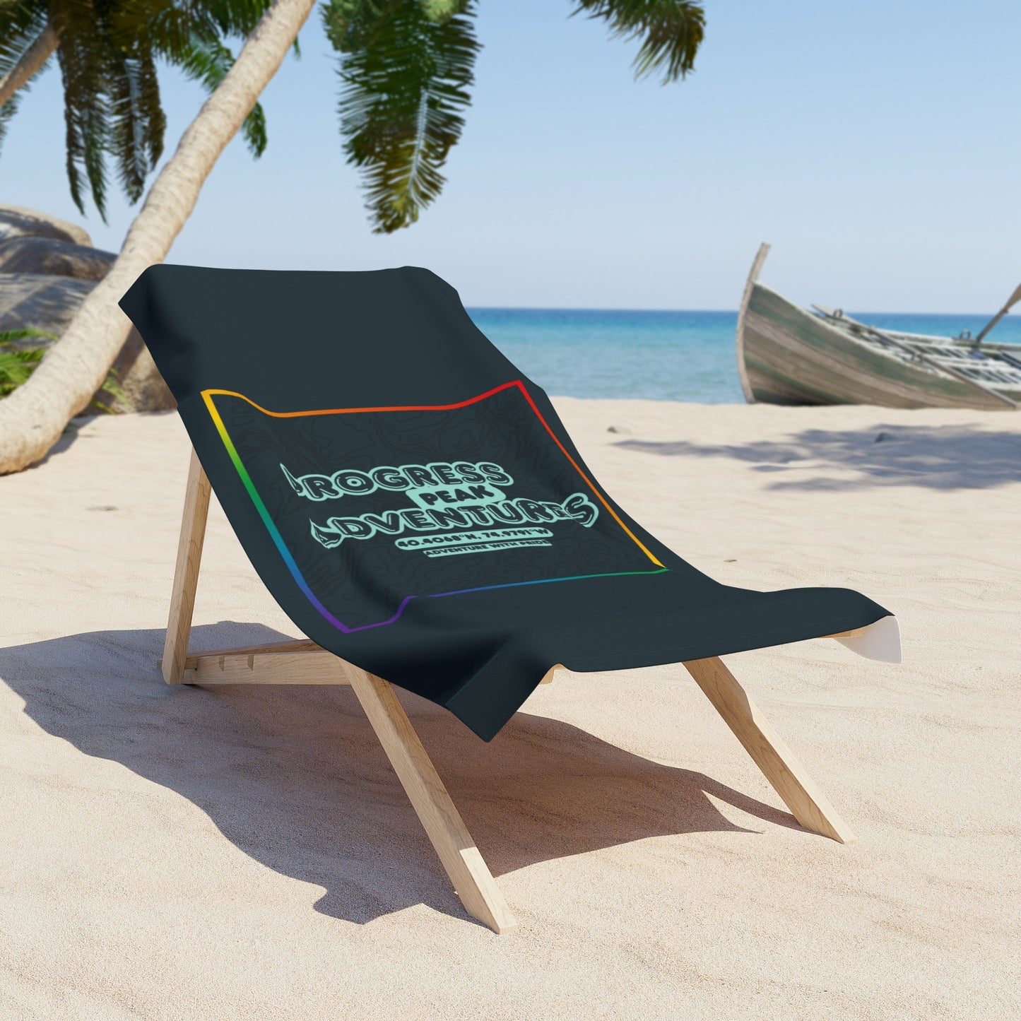Progress Peak Adventures Beach Towel
