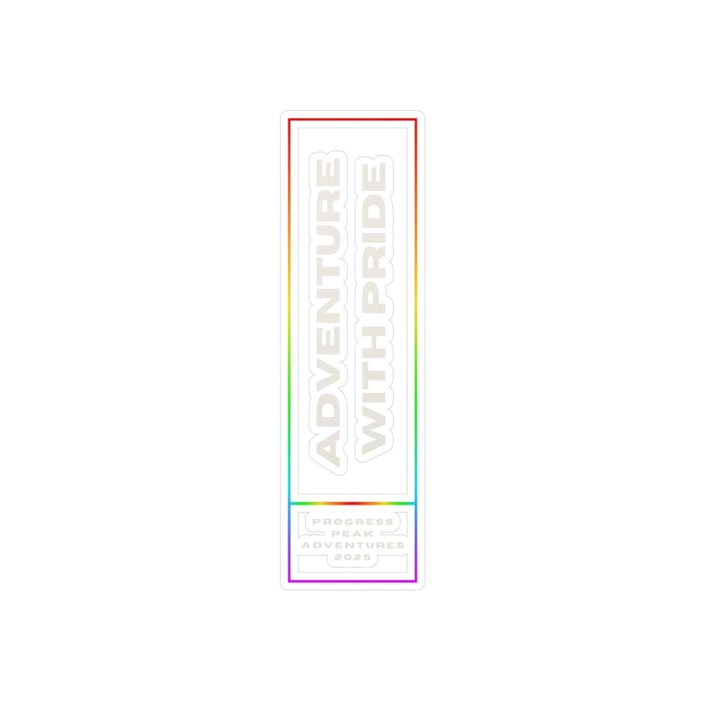 Adventure with Pride Vinyl Sticker