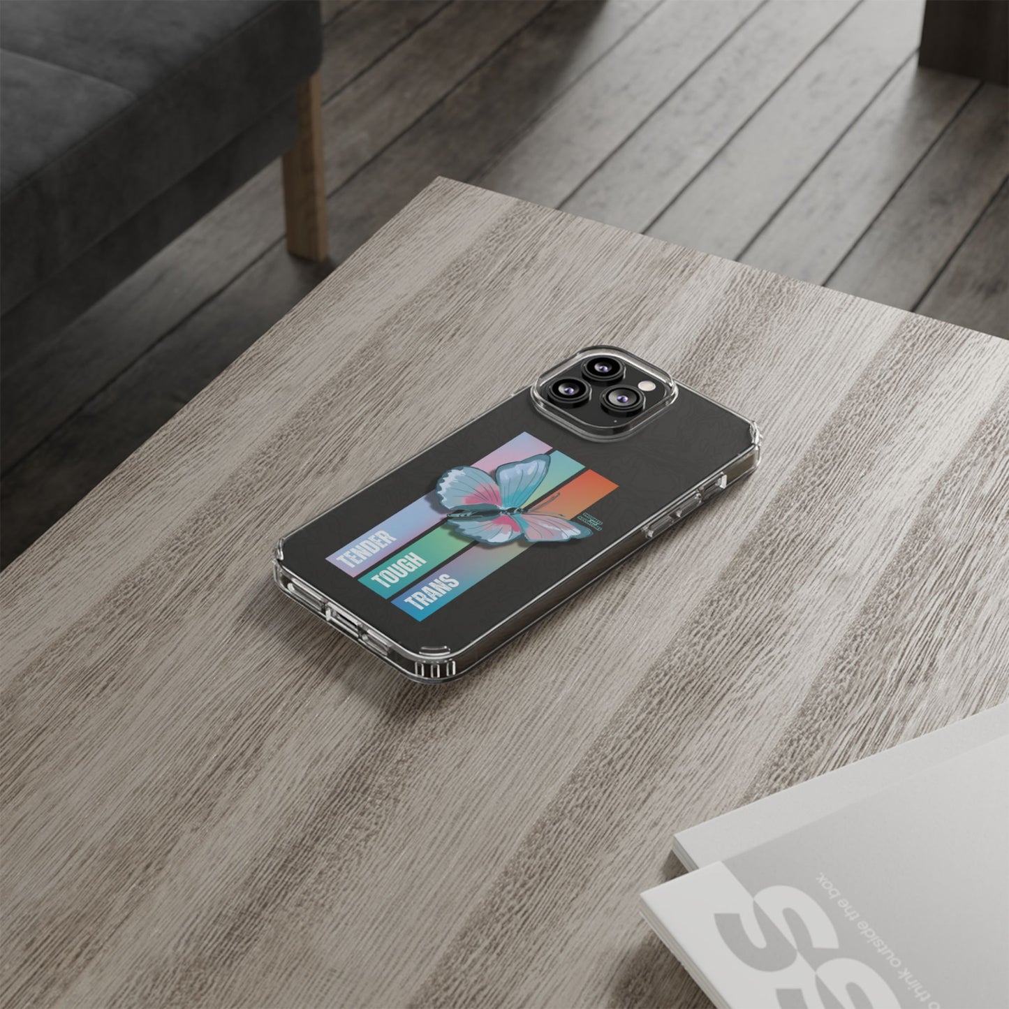 Adventure-Themed Clear Phone Case - Progress Peak Design