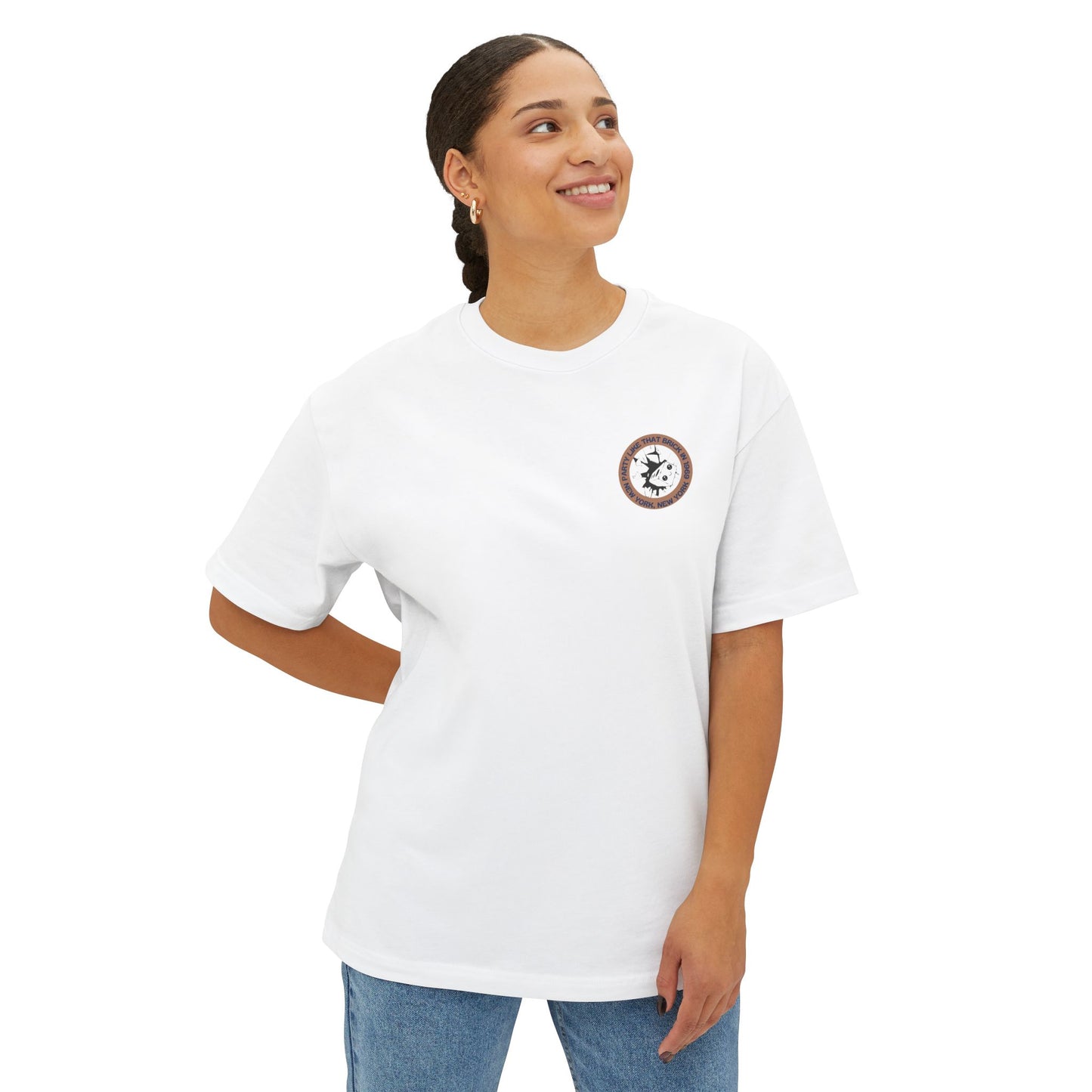 Brick Party 1969 | Oversized Boxy Tee (Unisex)