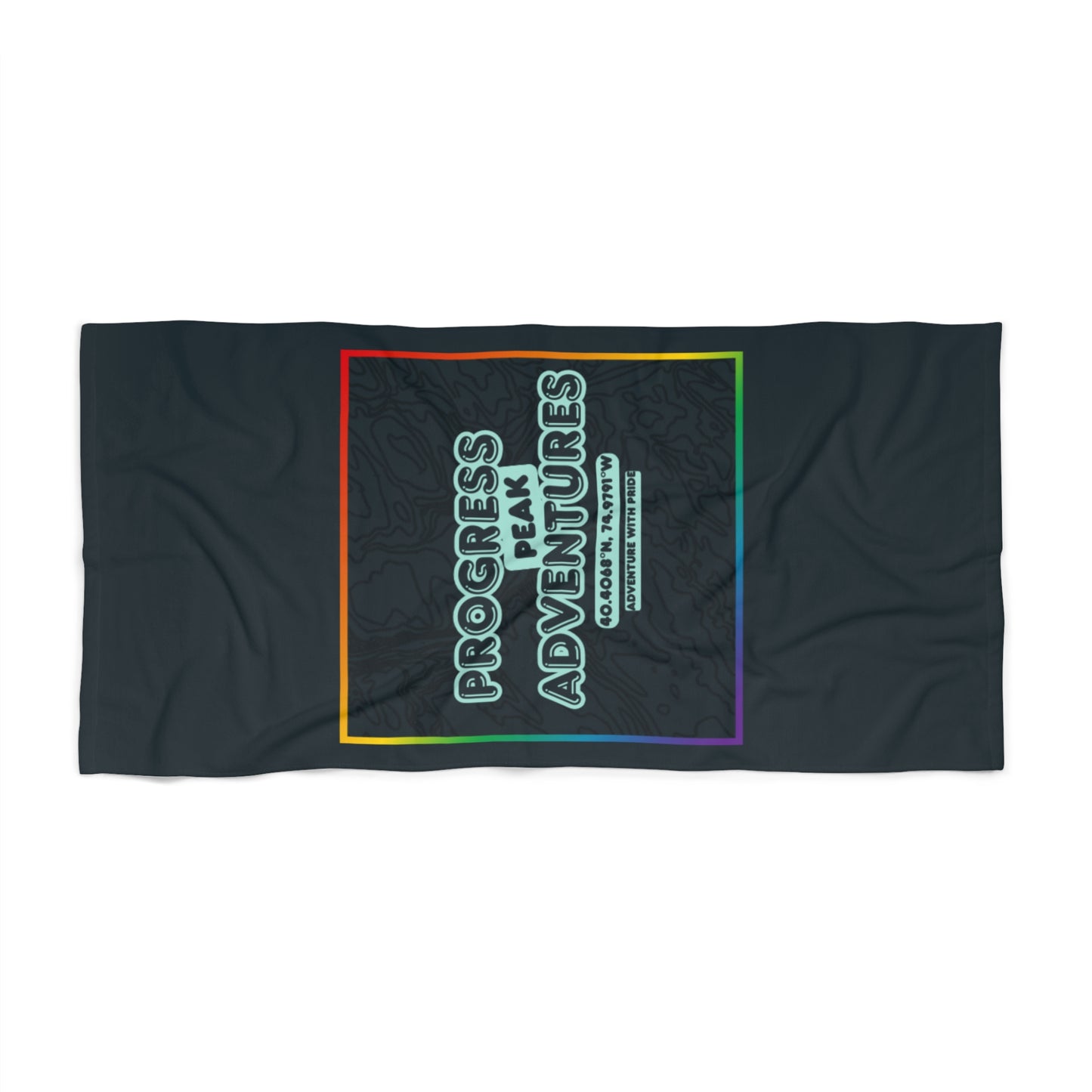 Progress Peak Adventures Beach Towel
