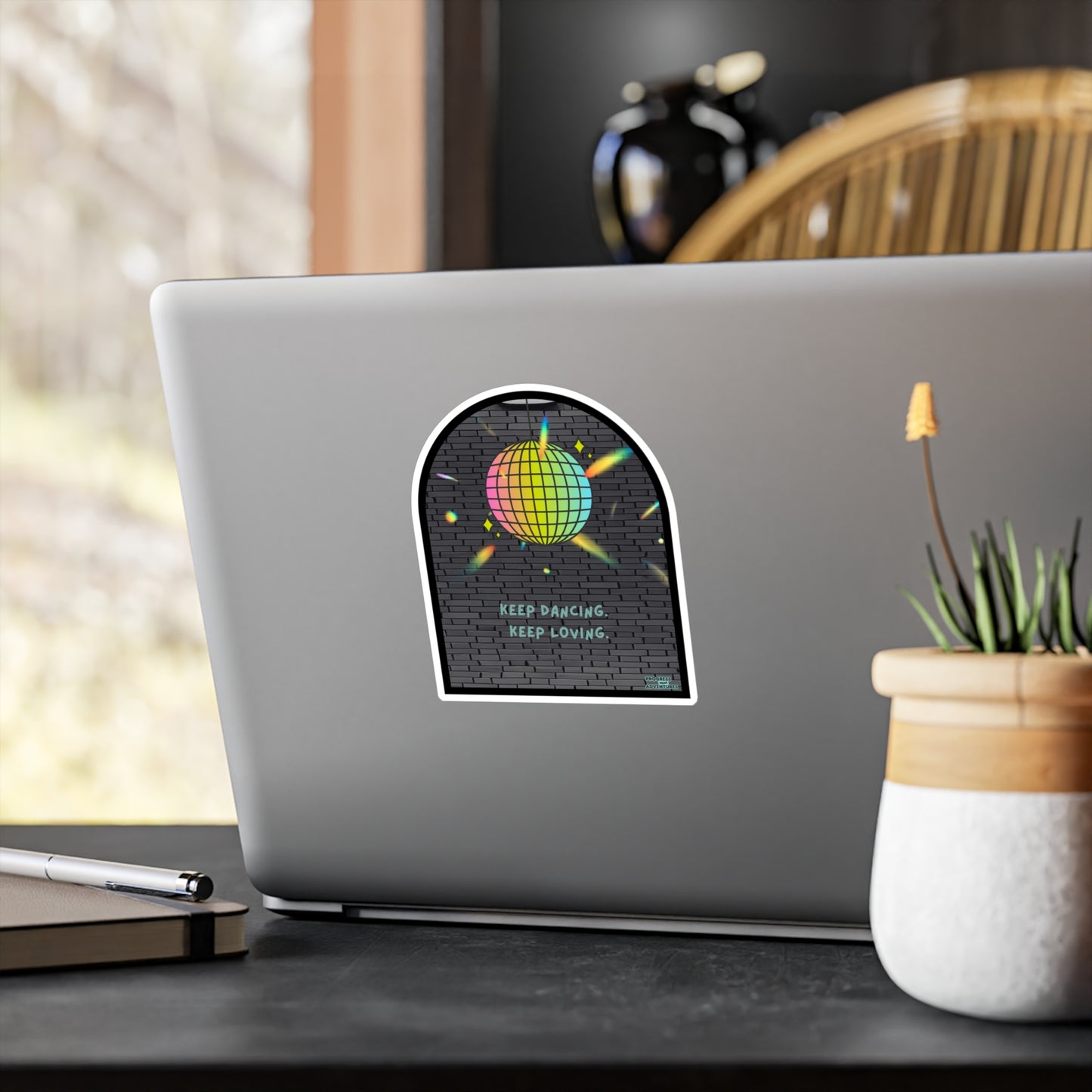 Keep Dancing | Keep Loving Vinyl Sticker