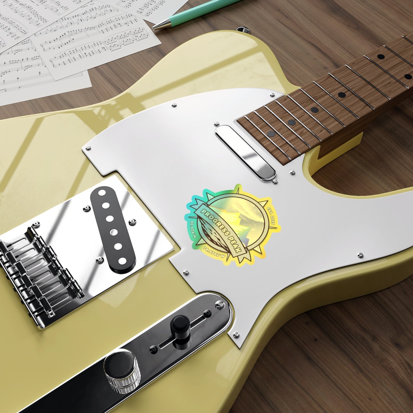 Progress Peak Adventures | Holographic Sticker