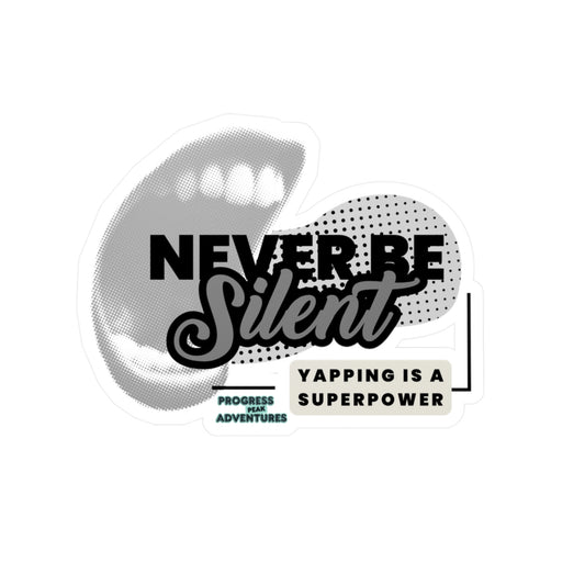 Yap Away Vinyl Sticker