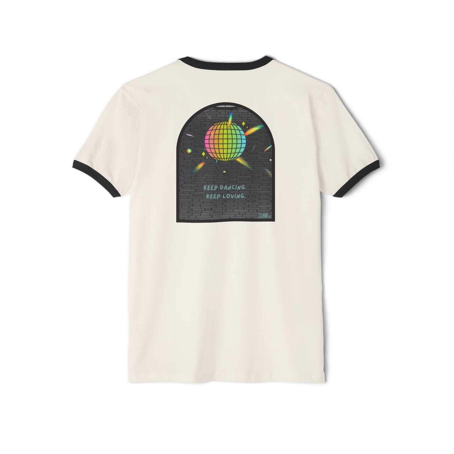 Keep Dancing | Keep Loving - Ringer Tee (Unisex)