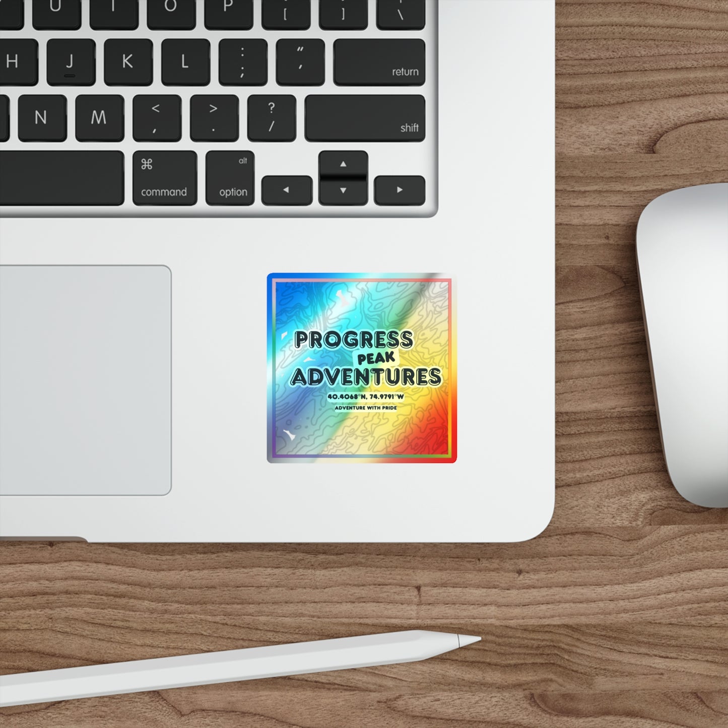 Progress Peak Adventures | Holographic Sticker