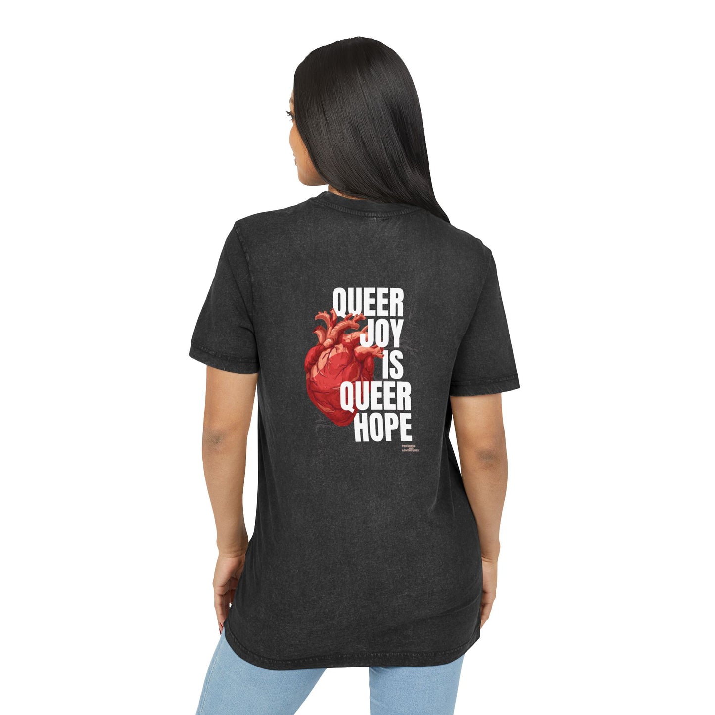 Queer Joy | Queer Hope (Unisex, Acid Washed)