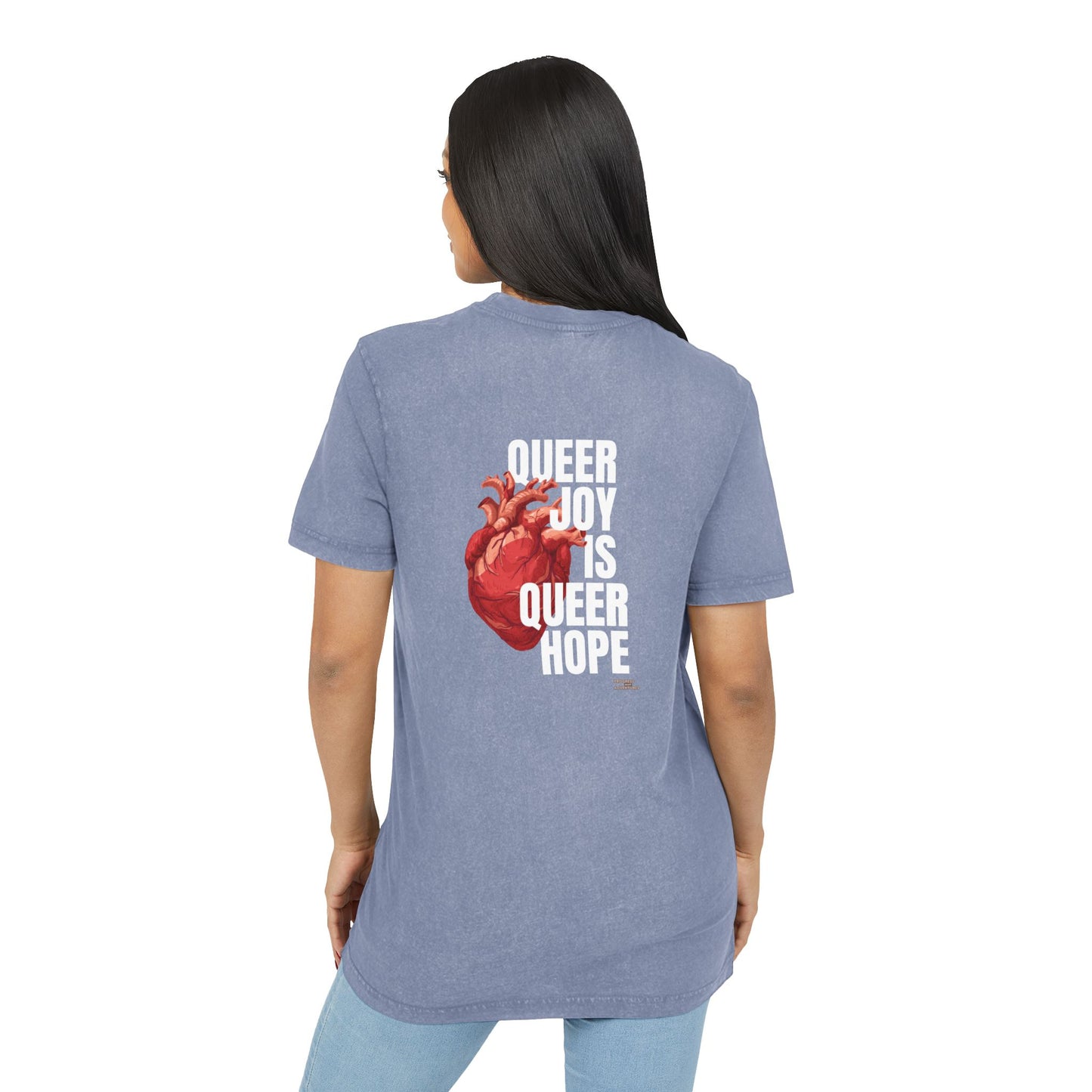 Queer Joy | Queer Hope (Unisex, Acid Washed)