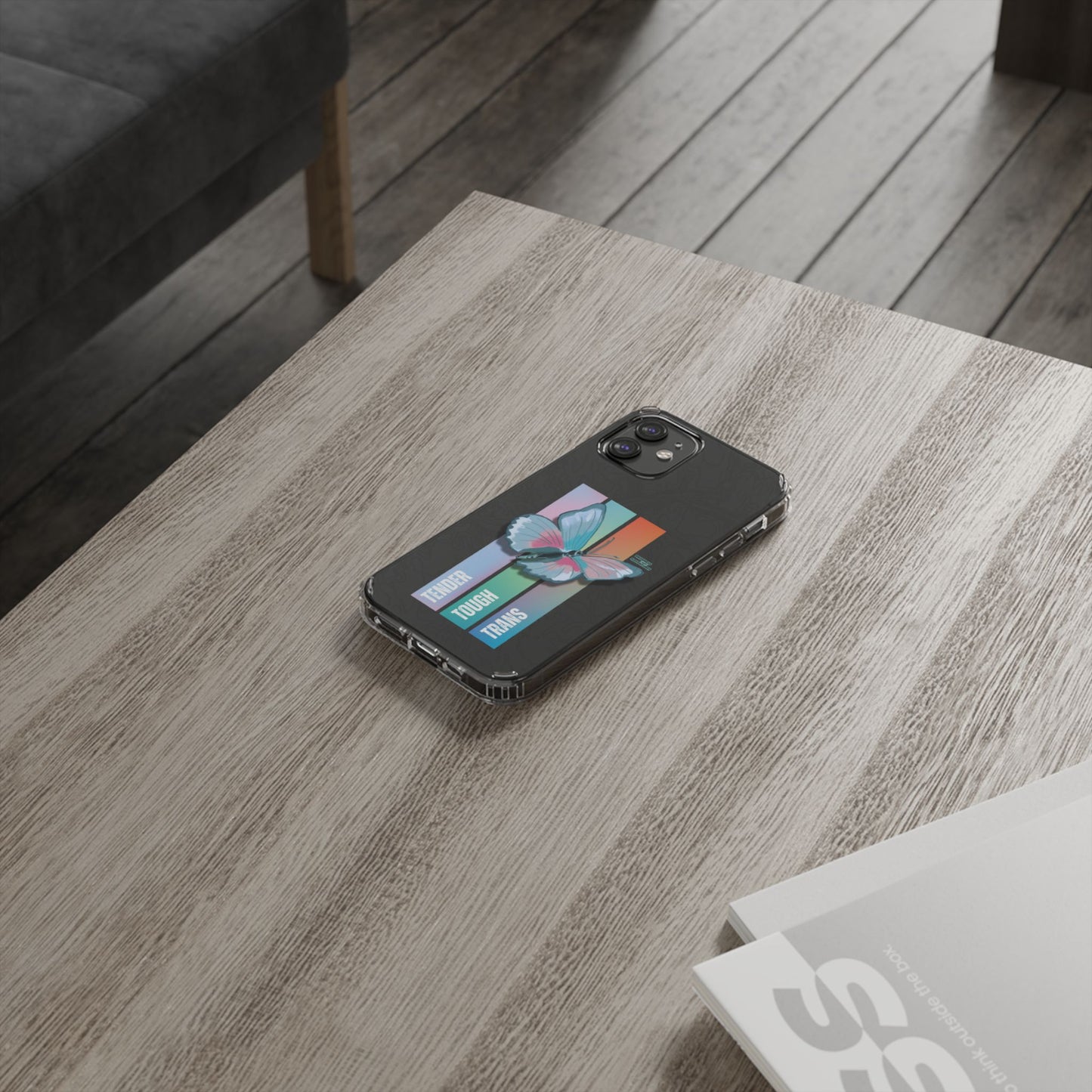 Adventure-Themed Clear Phone Case - Progress Peak Design