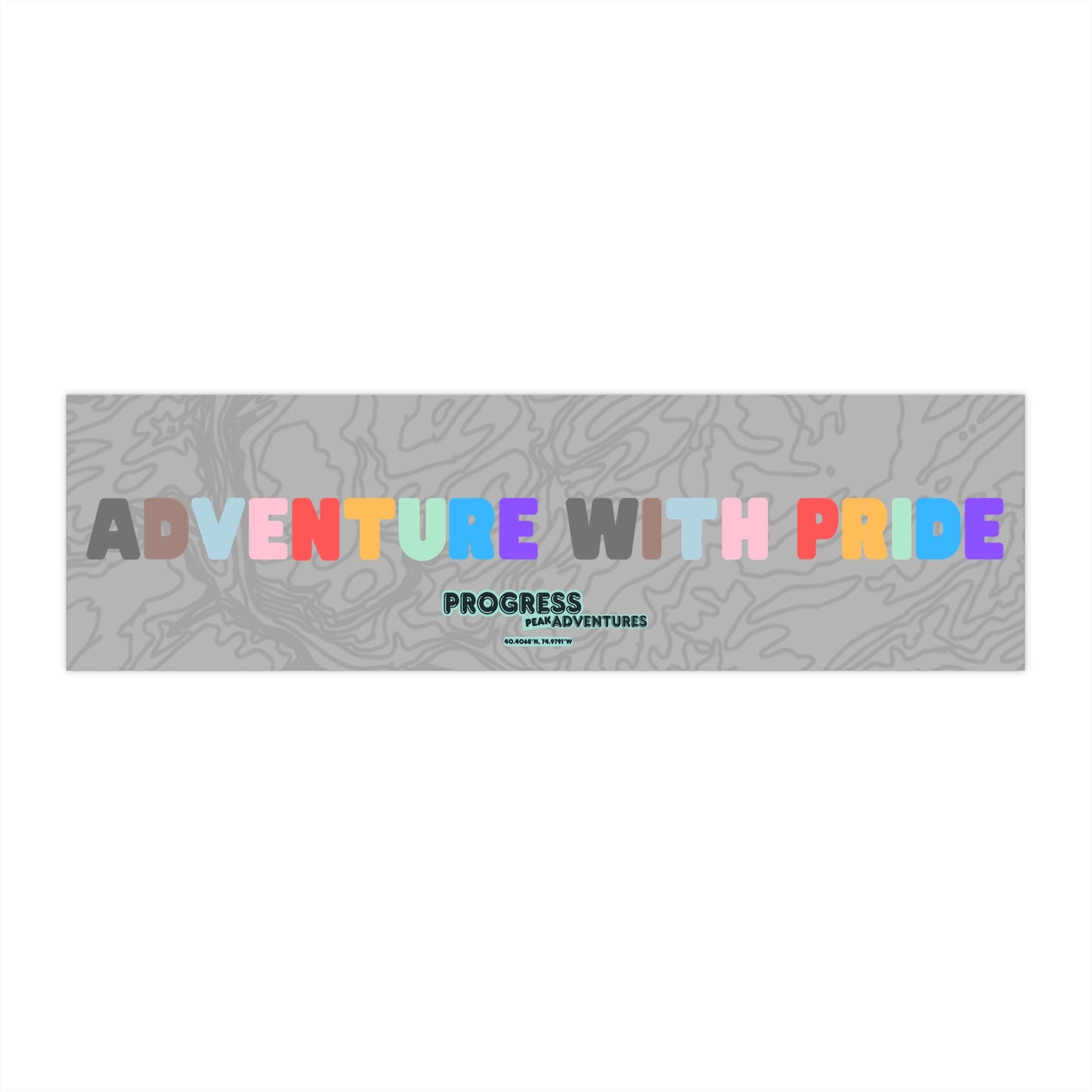 Adventure with Pride Bumper Sticker