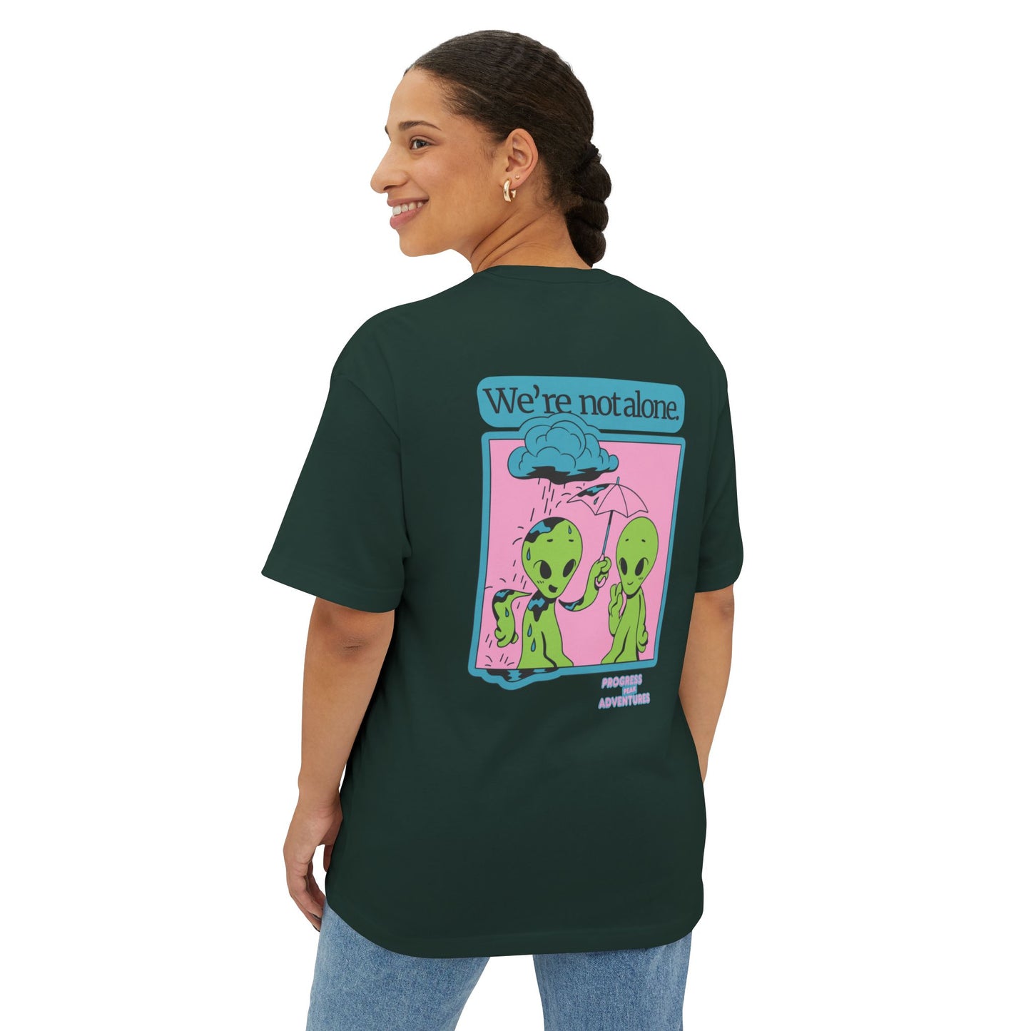 Not Alone | Oversized Boxy Tee (Unisex)