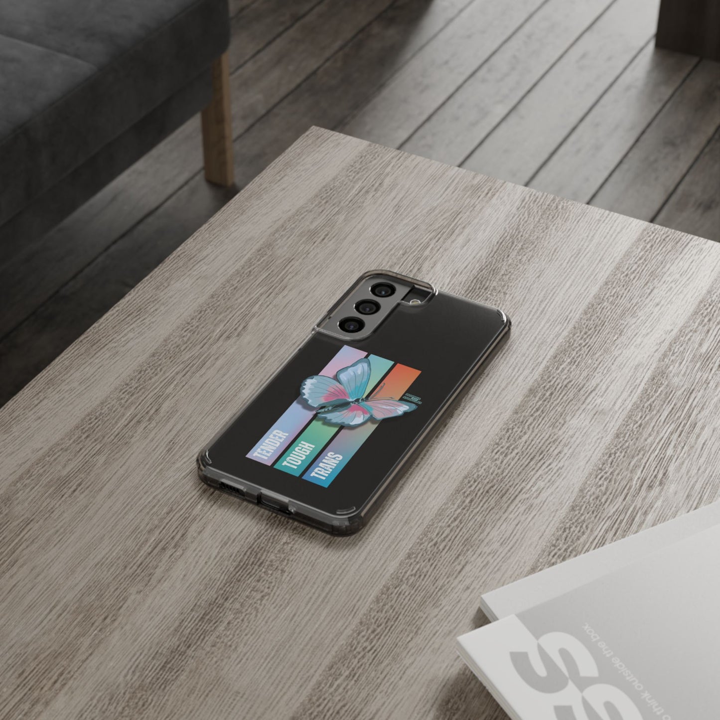 Adventure-Themed Clear Phone Case - Progress Peak Design