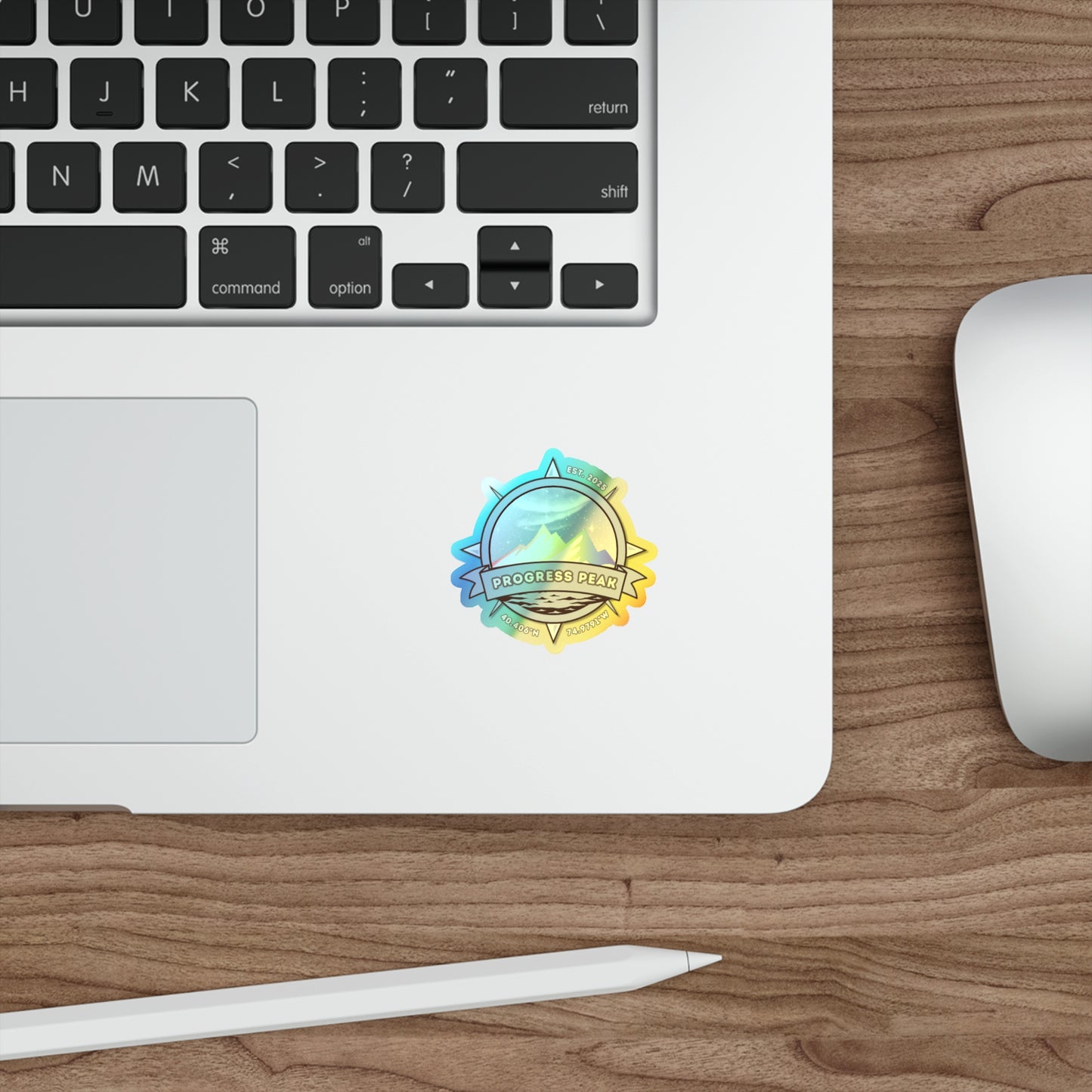 Progress Peak Adventures | Holographic Sticker