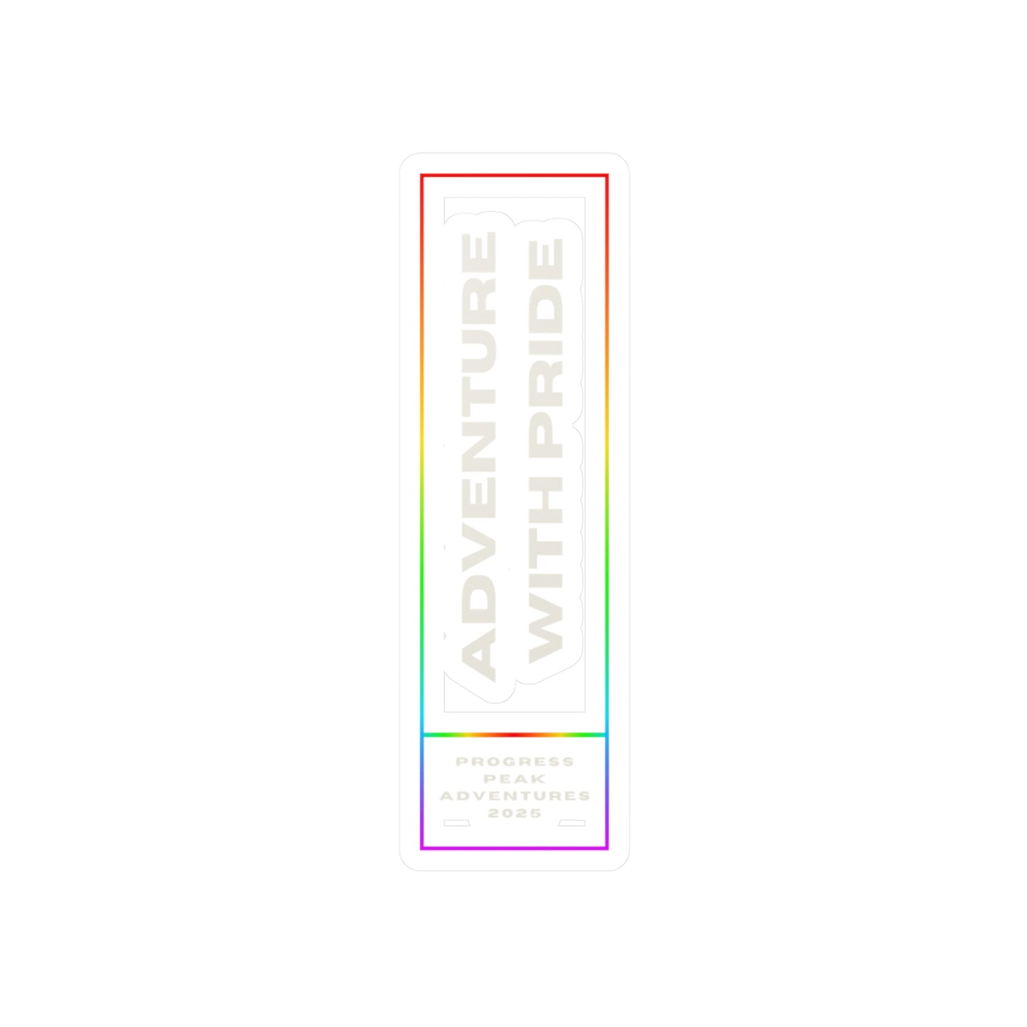 Adventure with Pride Vinyl Sticker