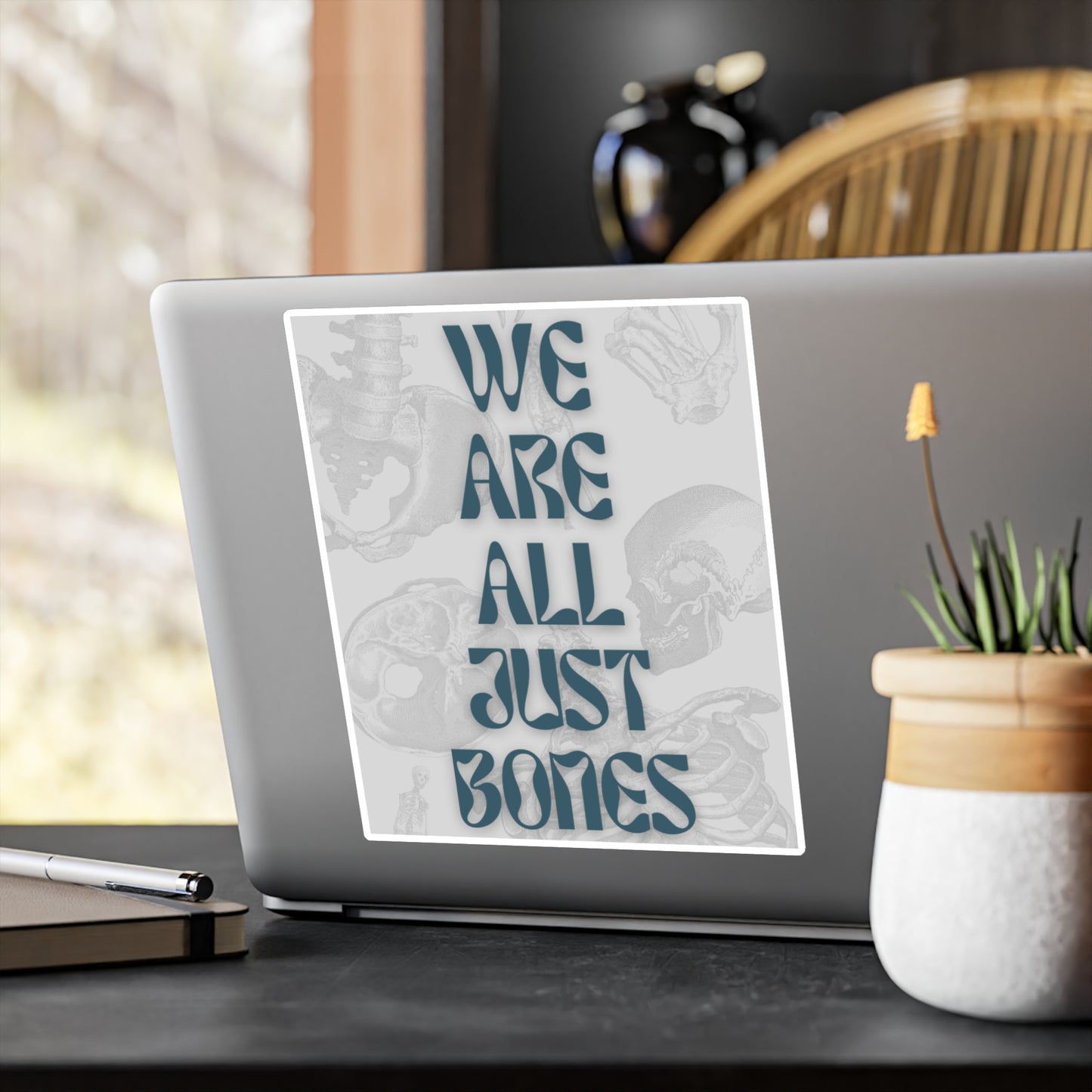 Just Bones Vinyl Sticker
