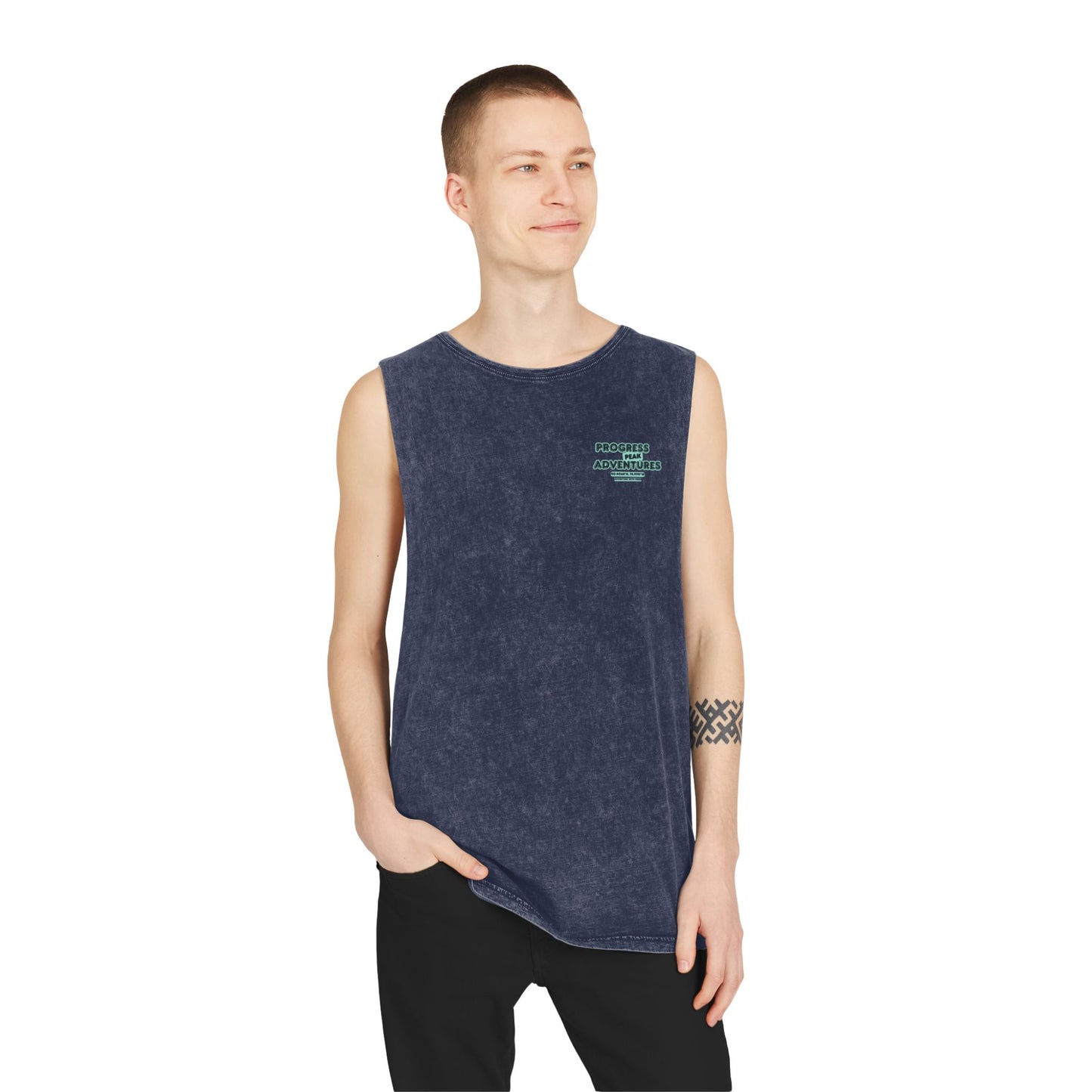 Tender, Tough, Trans | Stonewash Tank Top (Unisex)