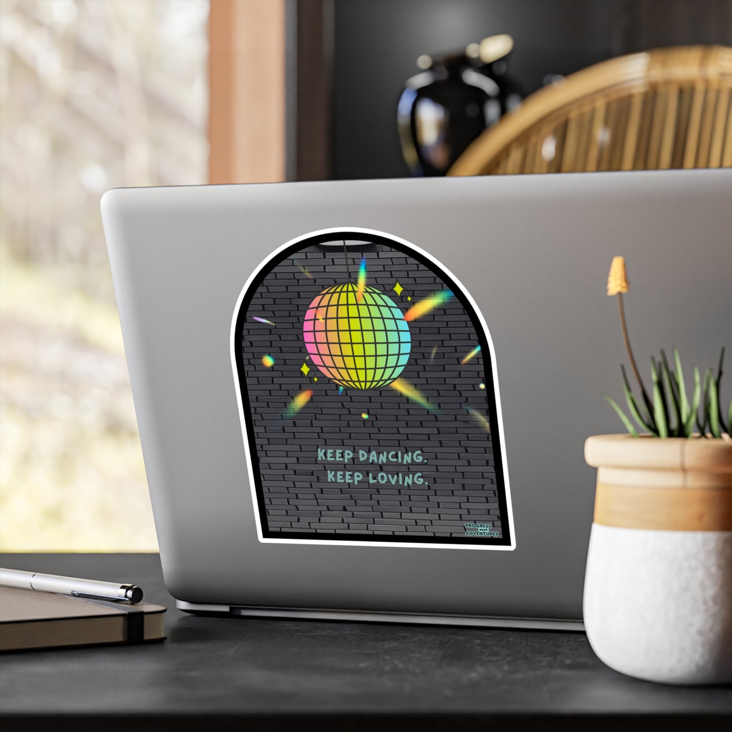 Keep Dancing | Keep Loving Vinyl Sticker
