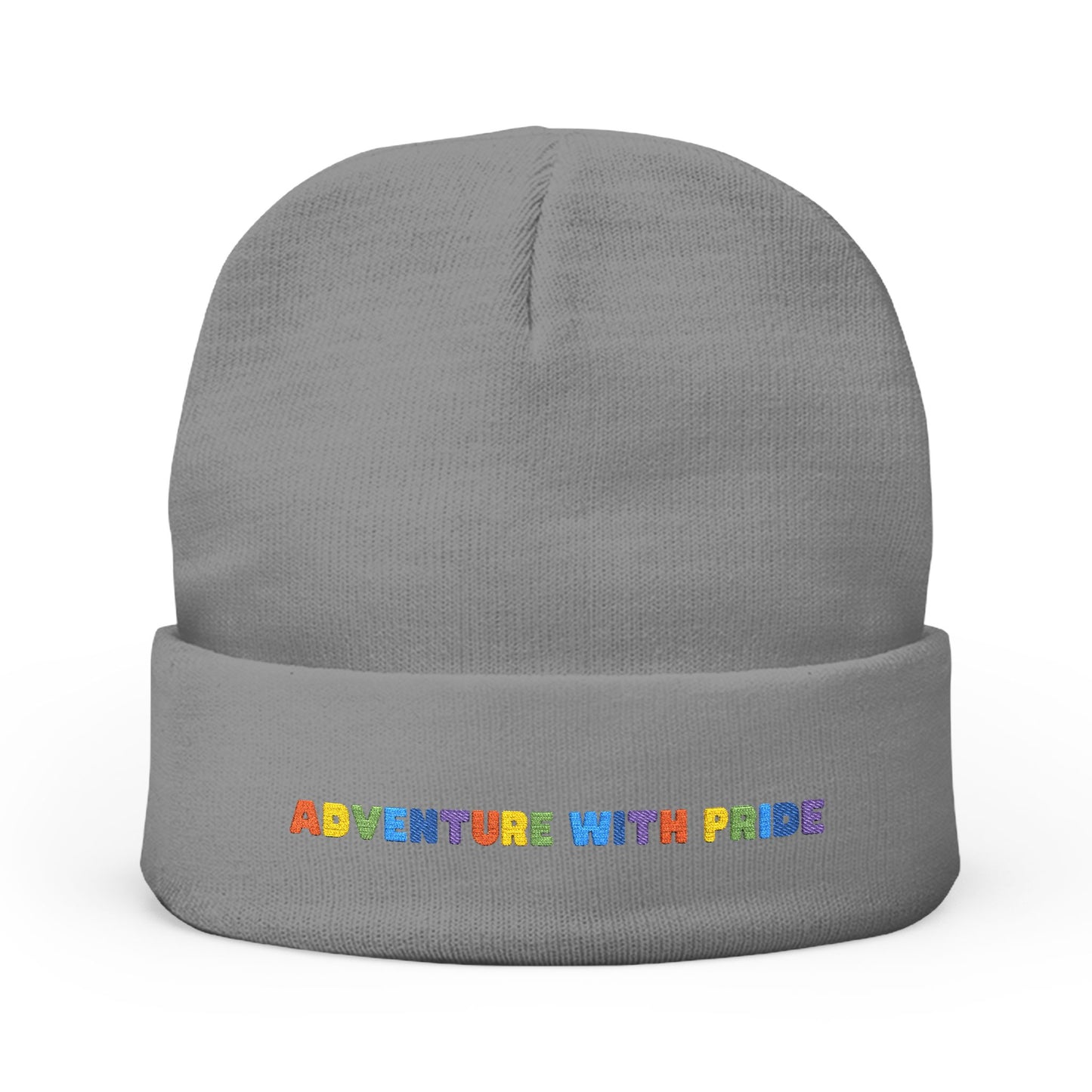 Adventure with Pride Knit Beanie | Embroidery