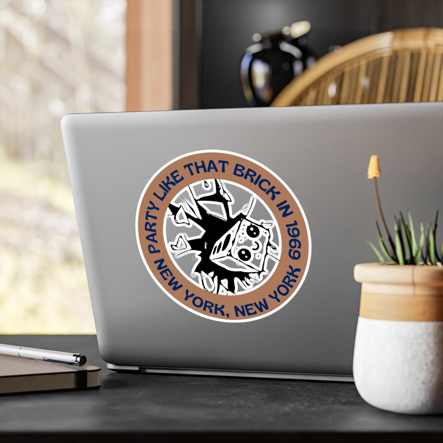 Brick Party 1969 Vinyl Sticker