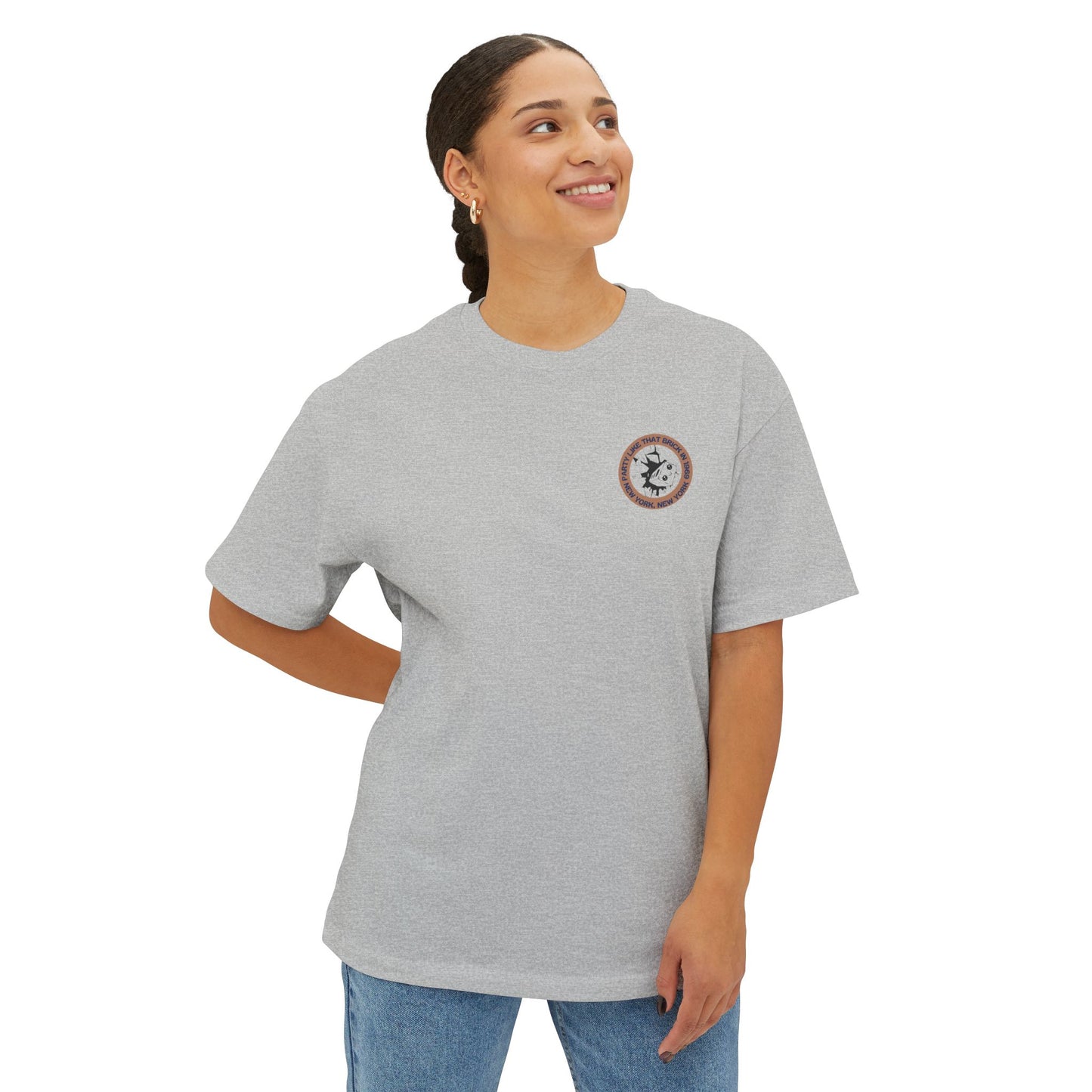 Brick Party 1969 | Oversized Boxy Tee (Unisex)