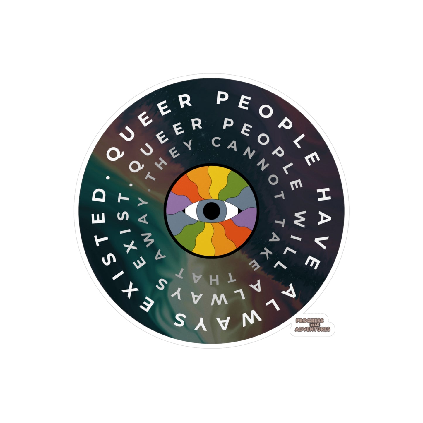 Existence Vinyl Sticker