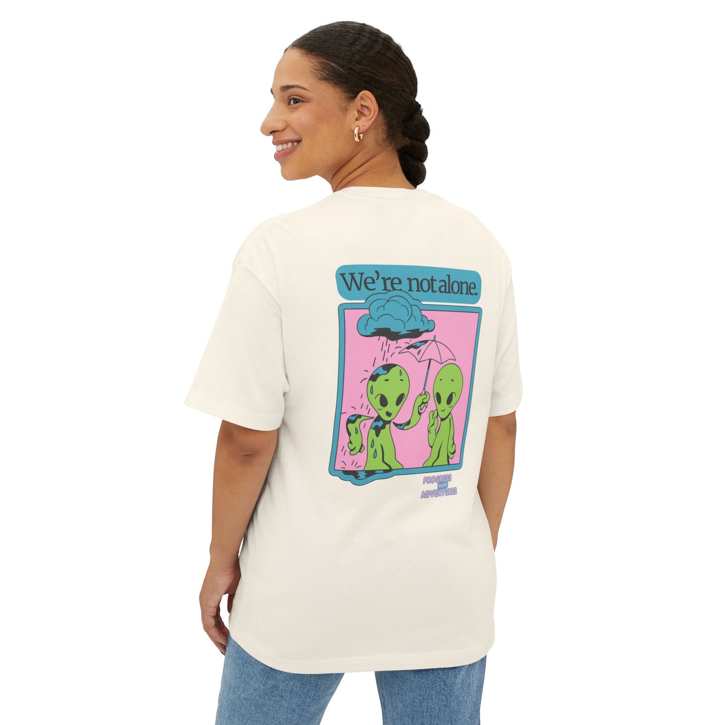 Not Alone | Oversized Boxy Tee (Unisex)