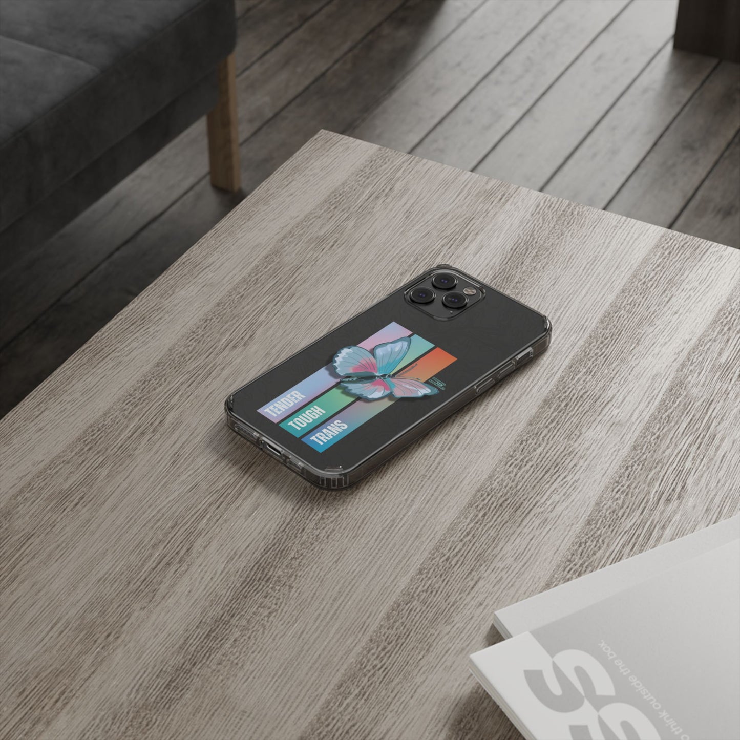 Adventure-Themed Clear Phone Case - Progress Peak Design