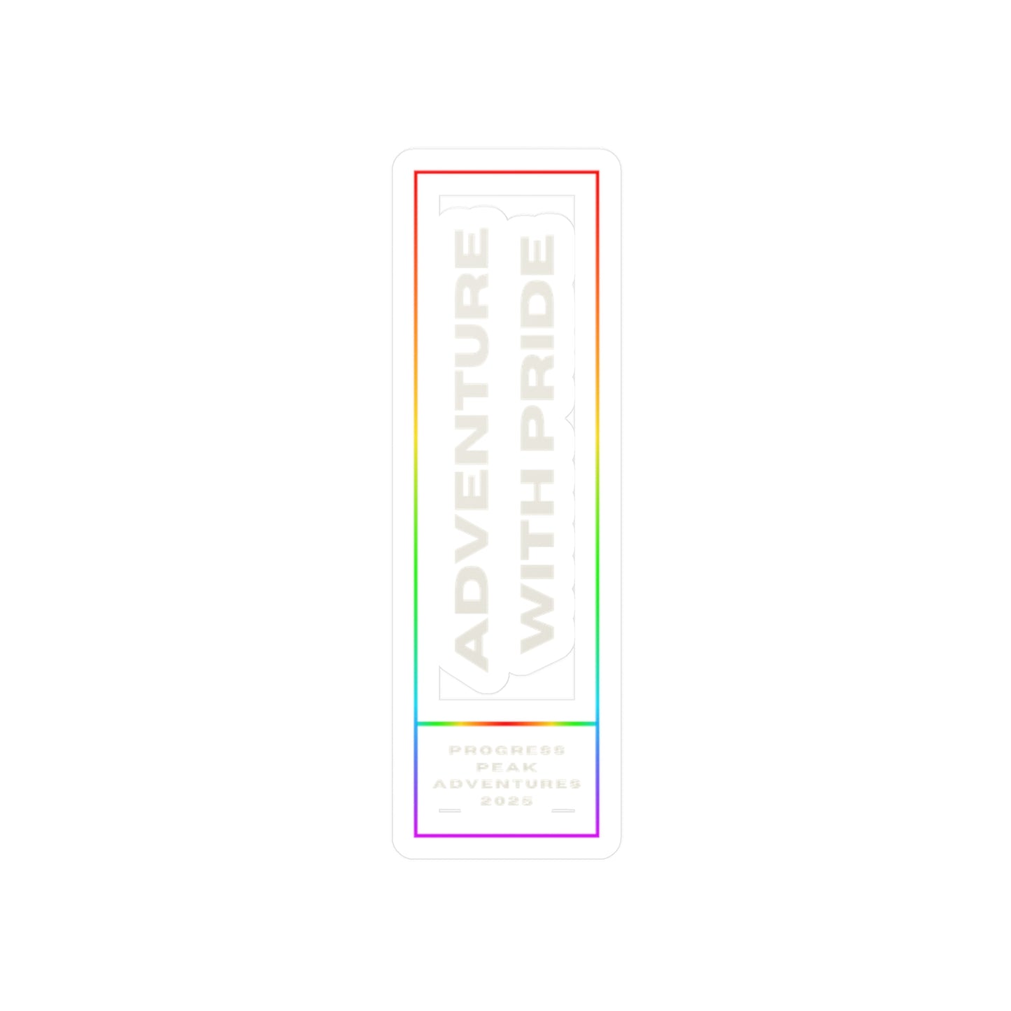 Adventure with Pride Vinyl Sticker