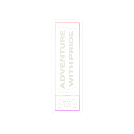 Adventure with Pride Vinyl Sticker