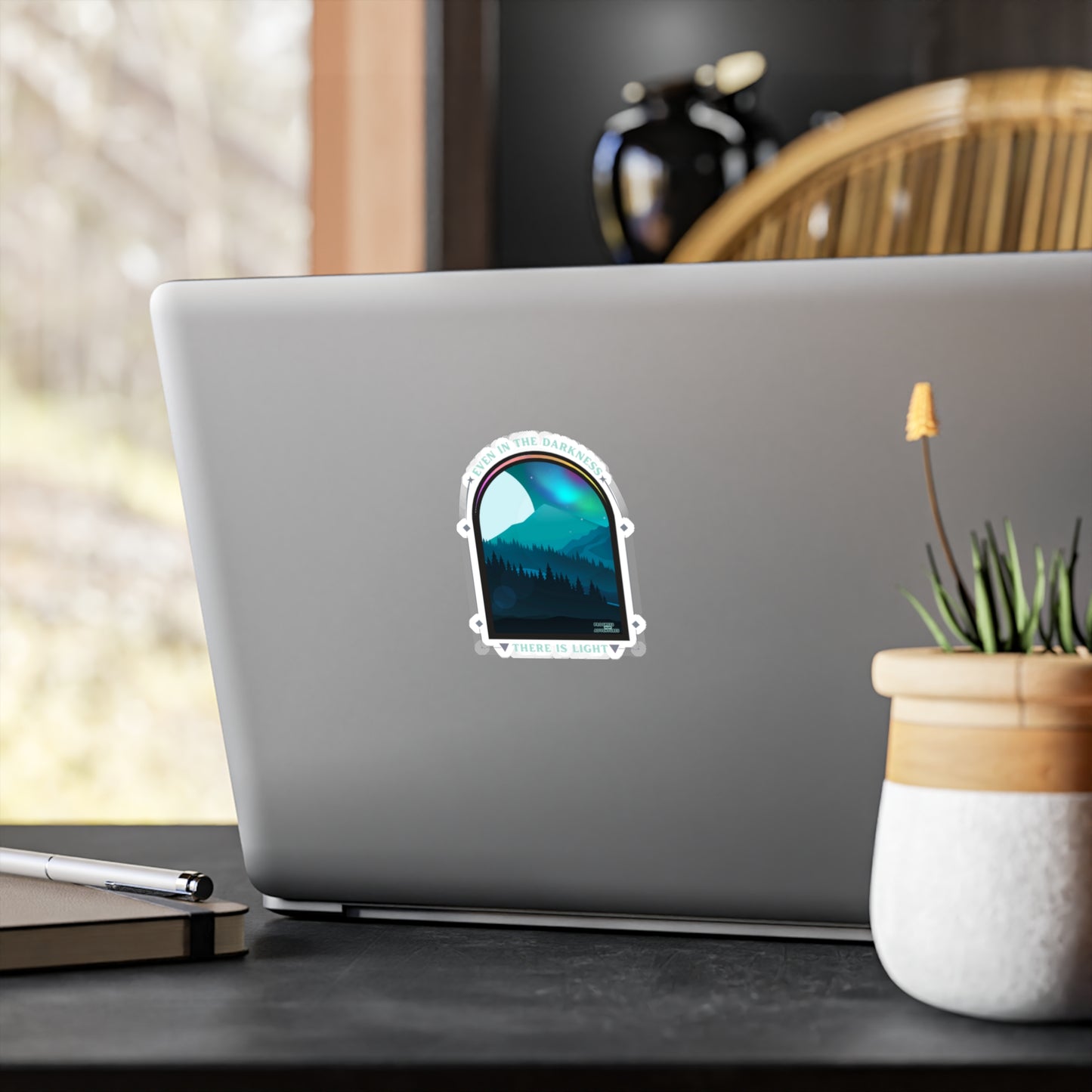 Light in Darkness Vinyl Sticker