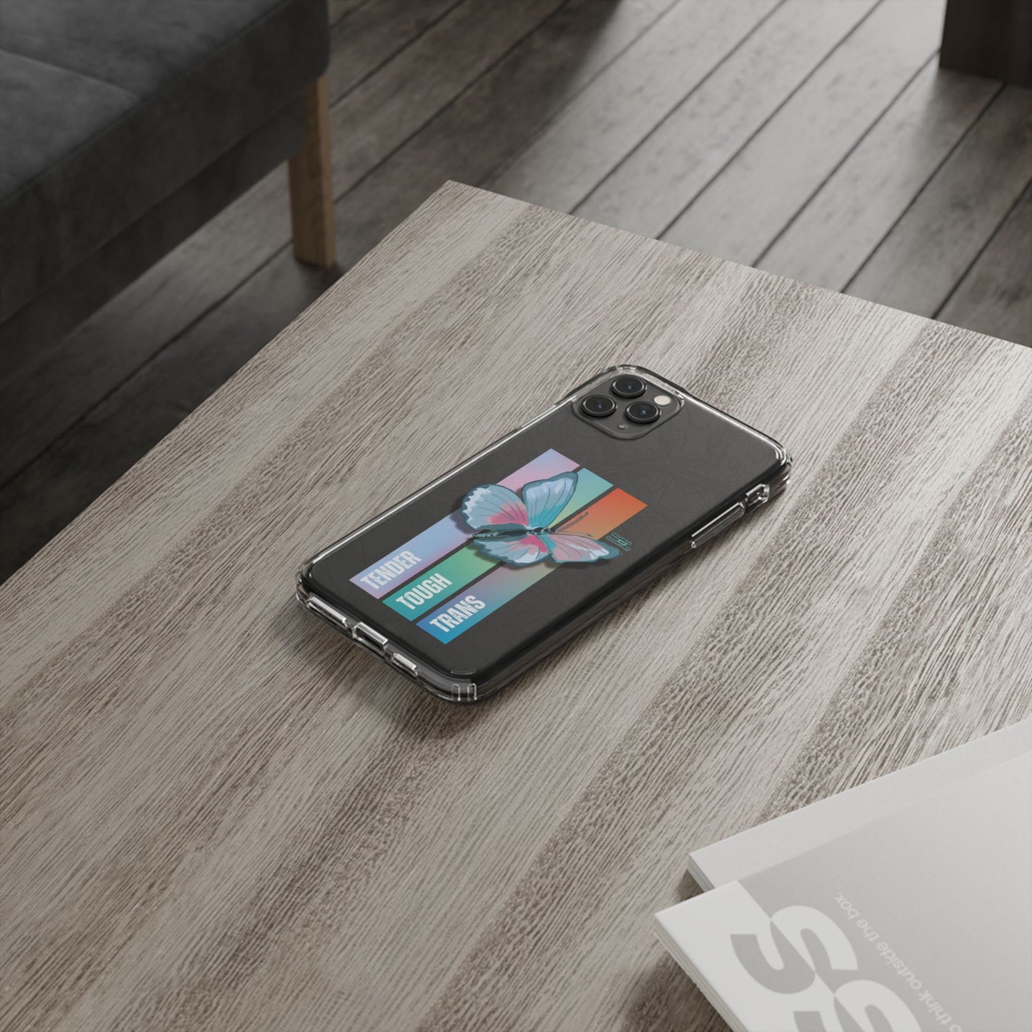 Adventure-Themed Clear Phone Case - Progress Peak Design