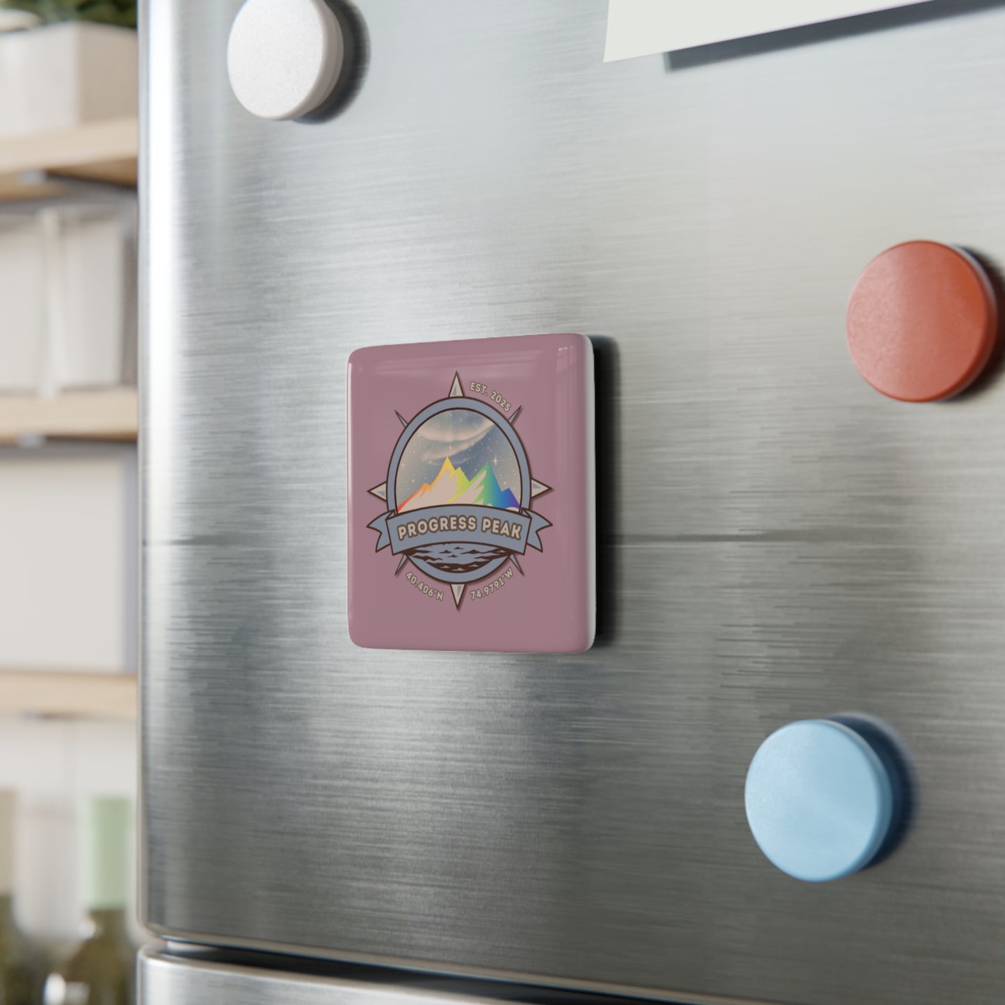Progress Peak Porcelain Magnet