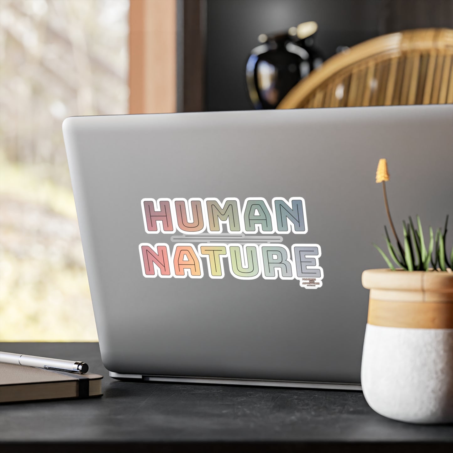 Human Nature Vinyl Sticker