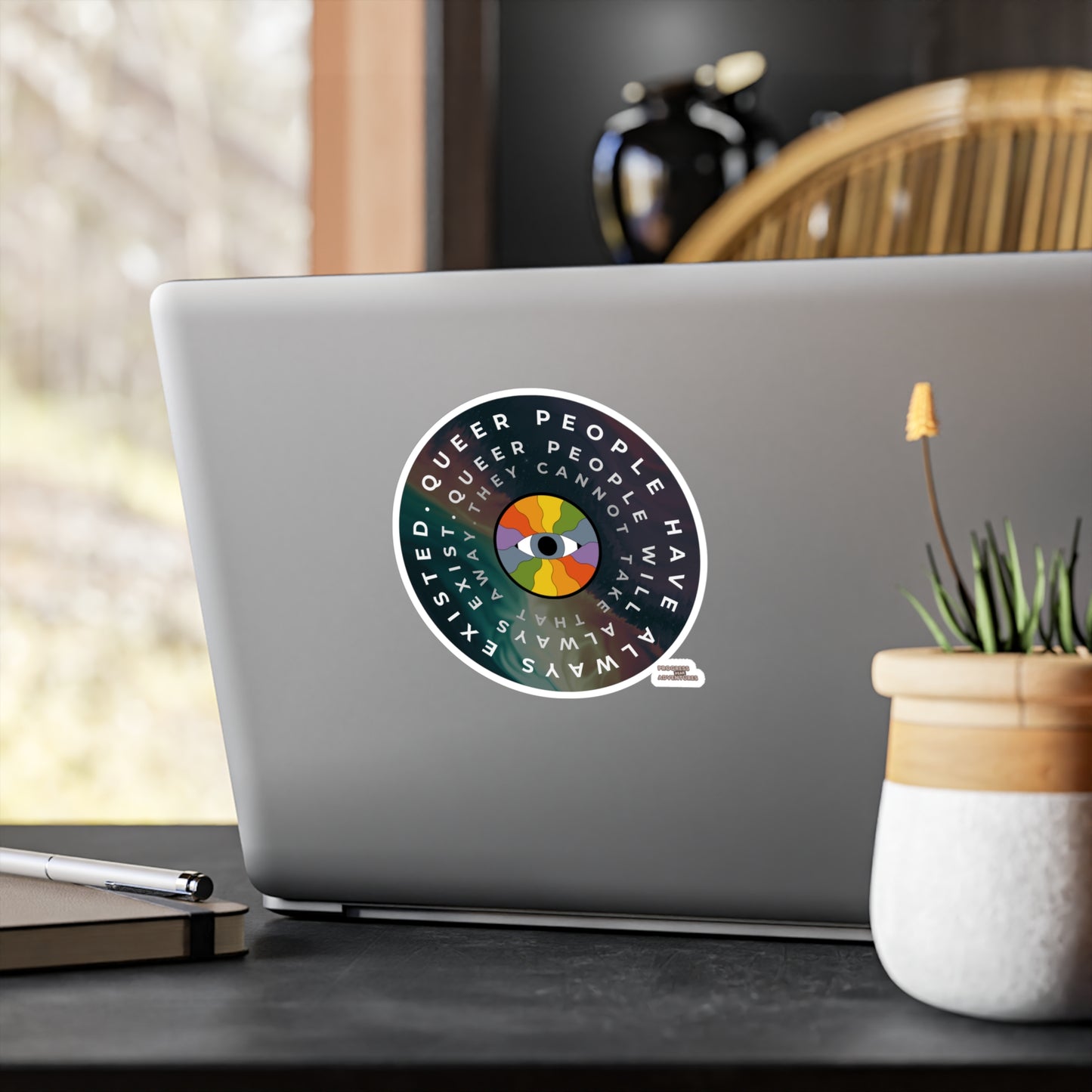 Existence Vinyl Sticker