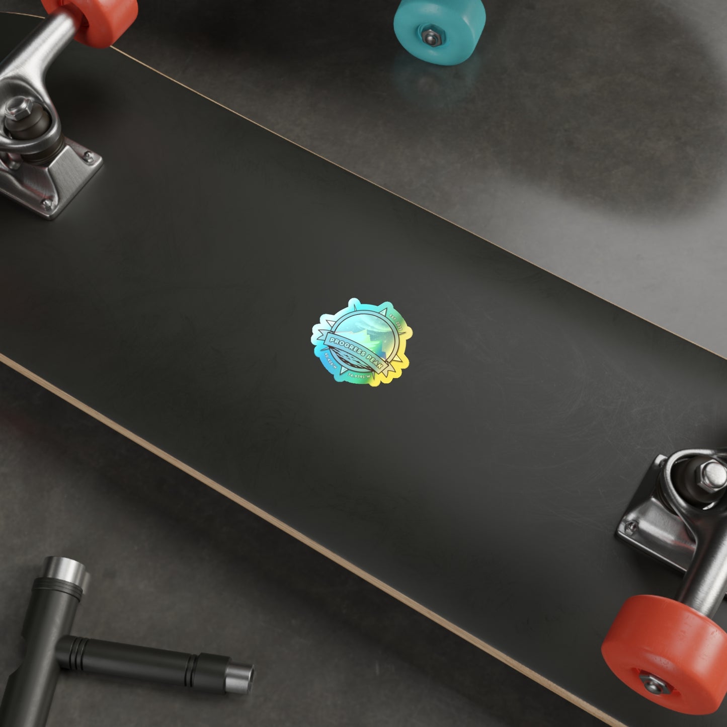Progress Peak Adventures | Holographic Sticker