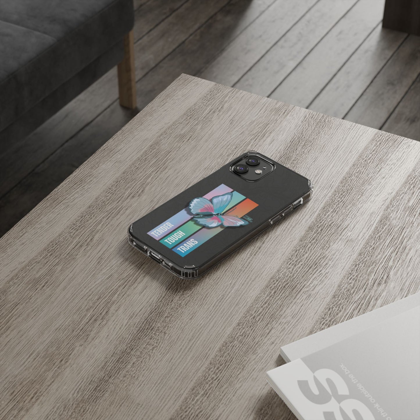 Adventure-Themed Clear Phone Case - Progress Peak Design