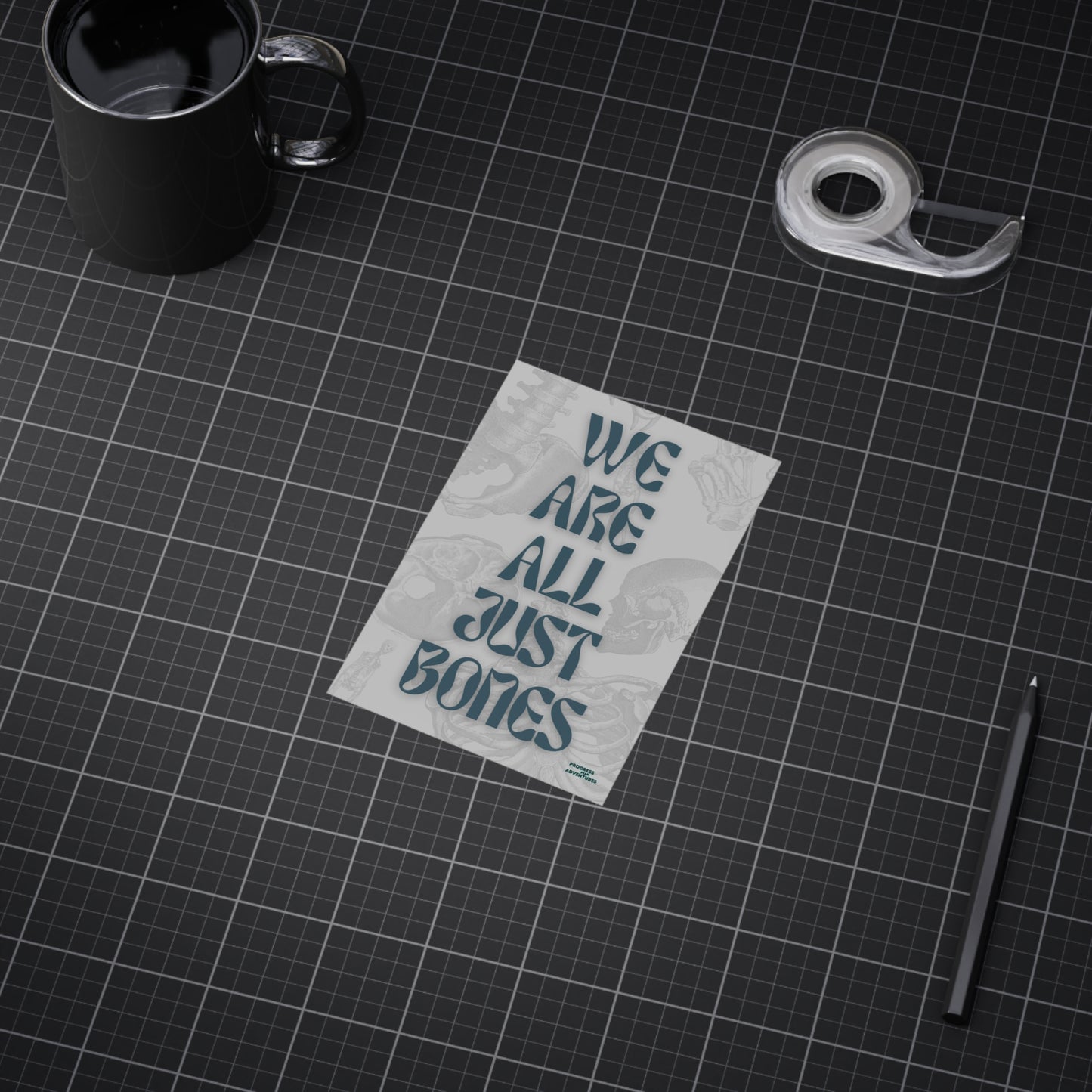 Just Bones | Art Print