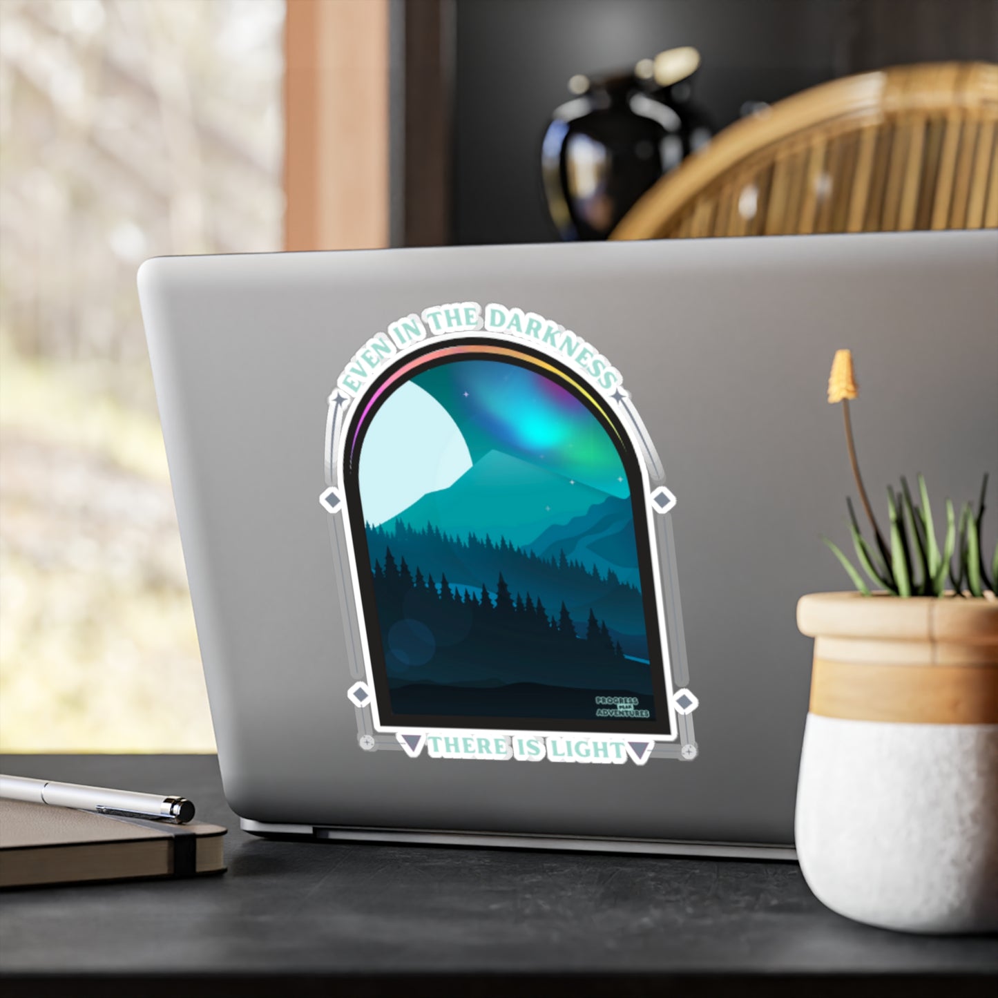 Light in Darkness Vinyl Sticker