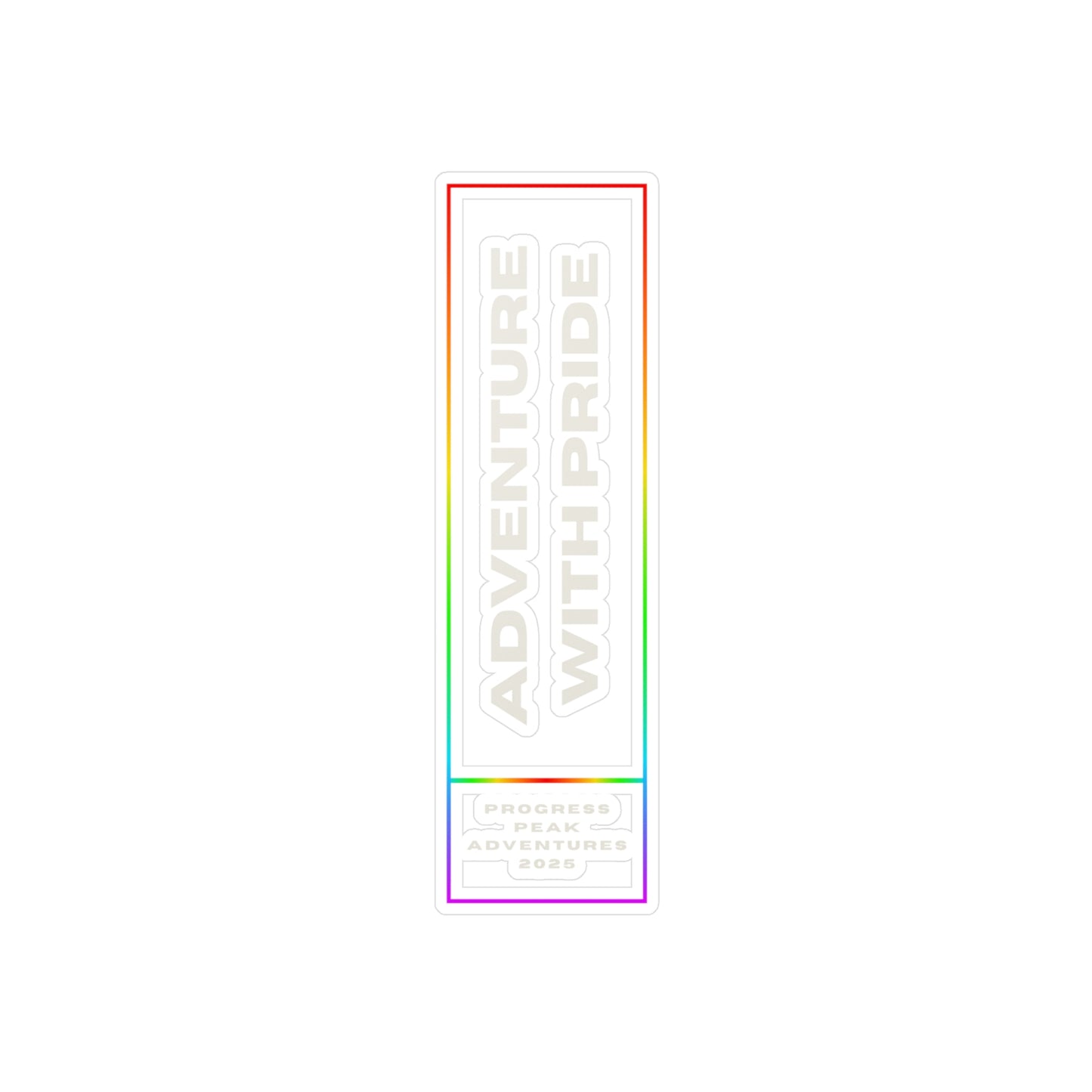 Adventure with Pride Vinyl Sticker
