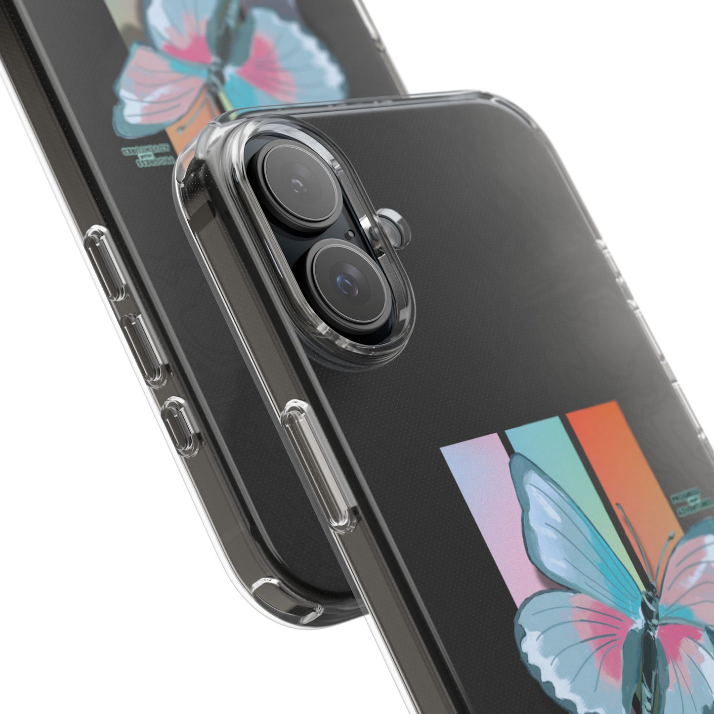 Adventure-Themed Clear Phone Case - Progress Peak Design