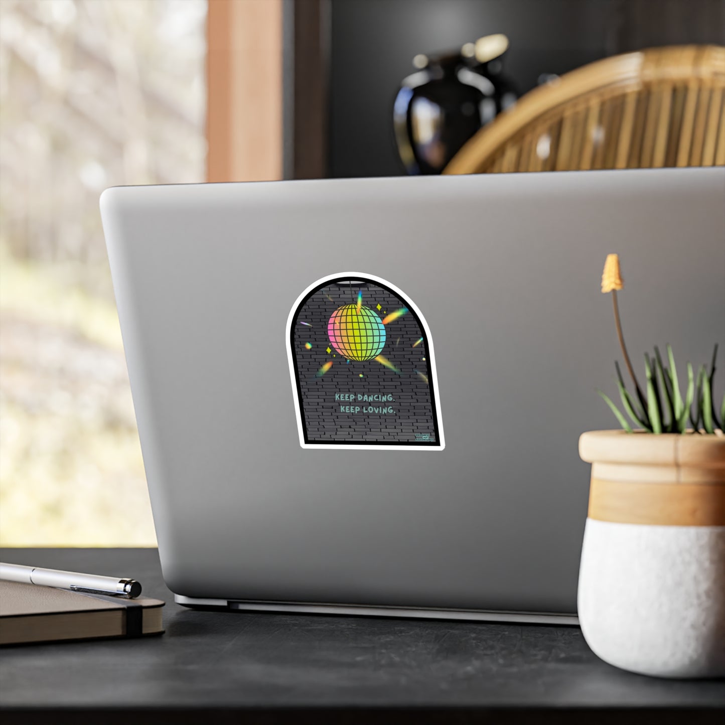 Keep Dancing | Keep Loving Vinyl Sticker
