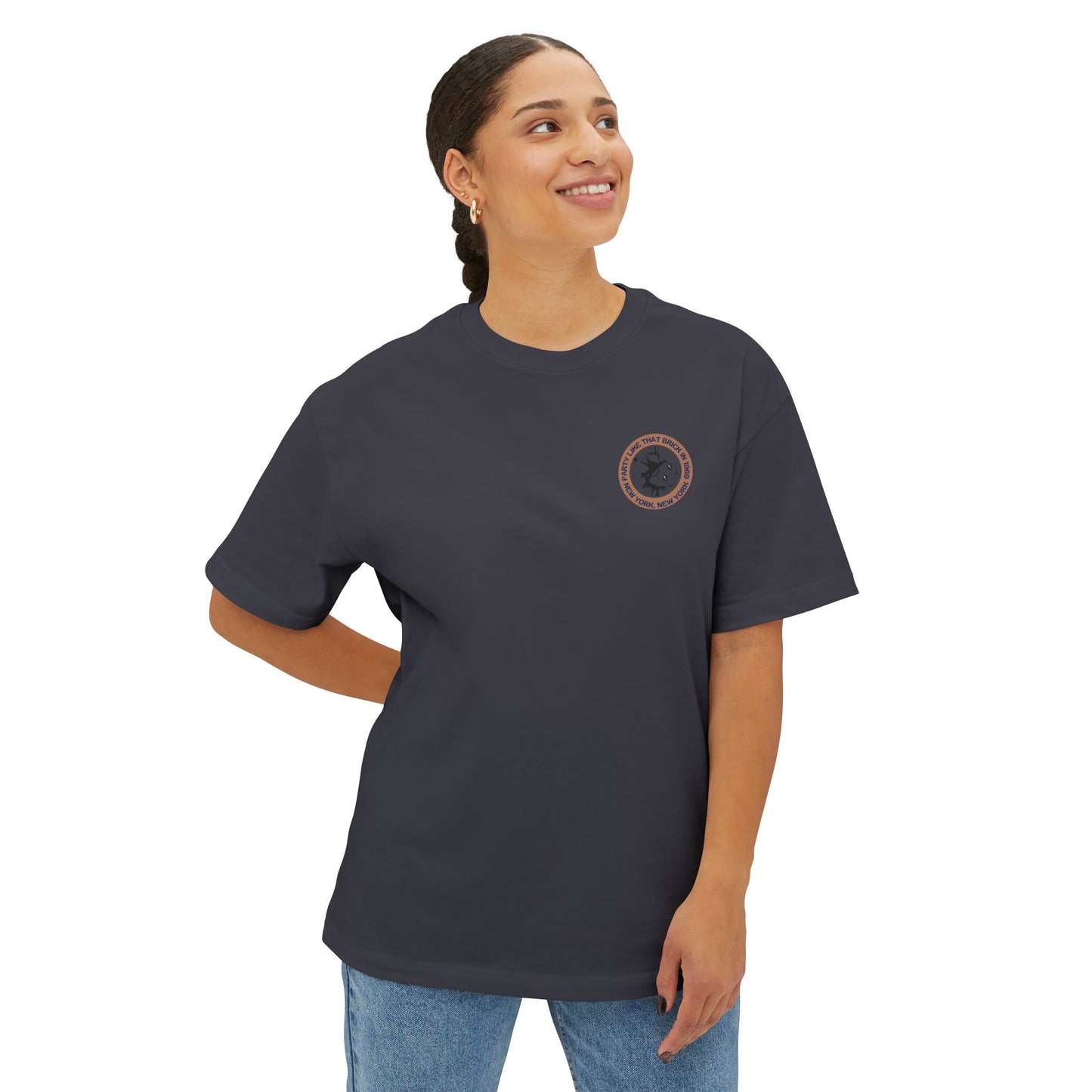 Brick Party 1969 | Oversized Boxy Tee (Unisex)