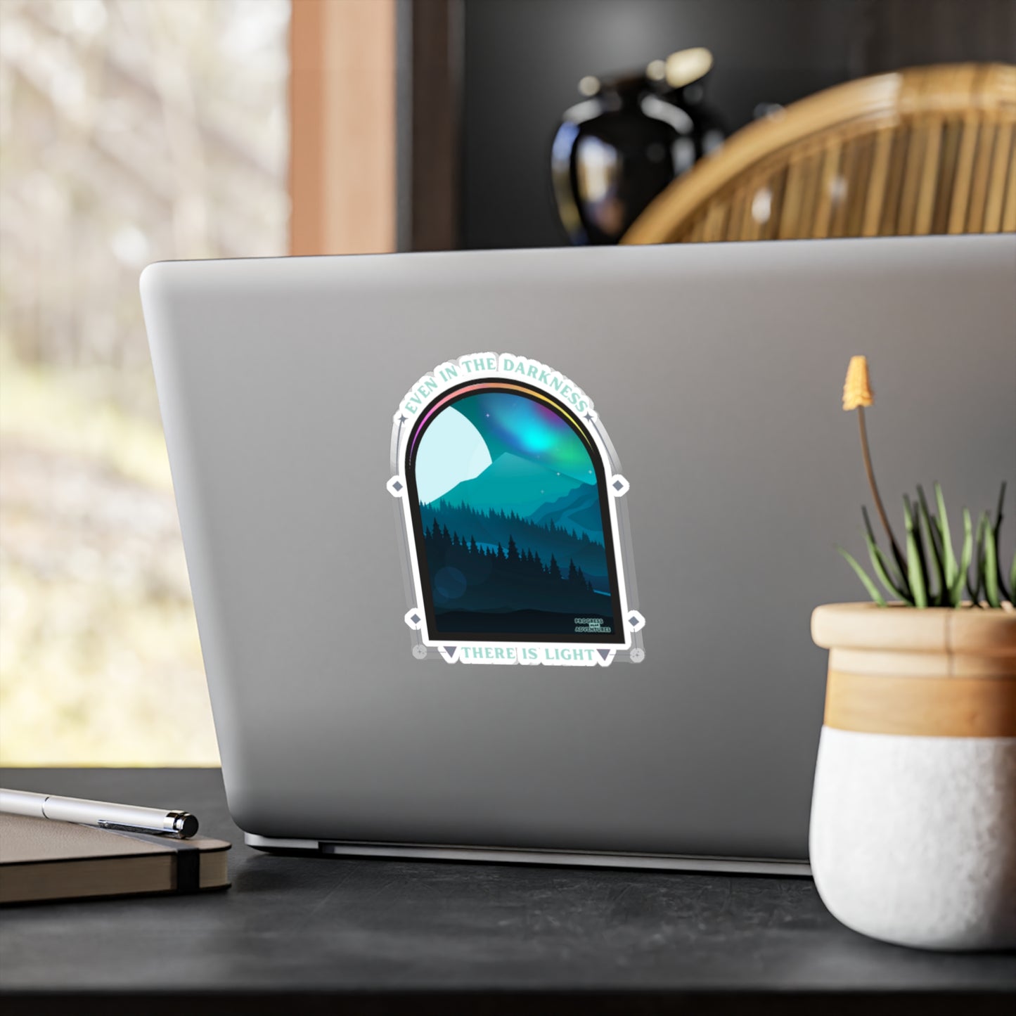 Light in Darkness Vinyl Sticker