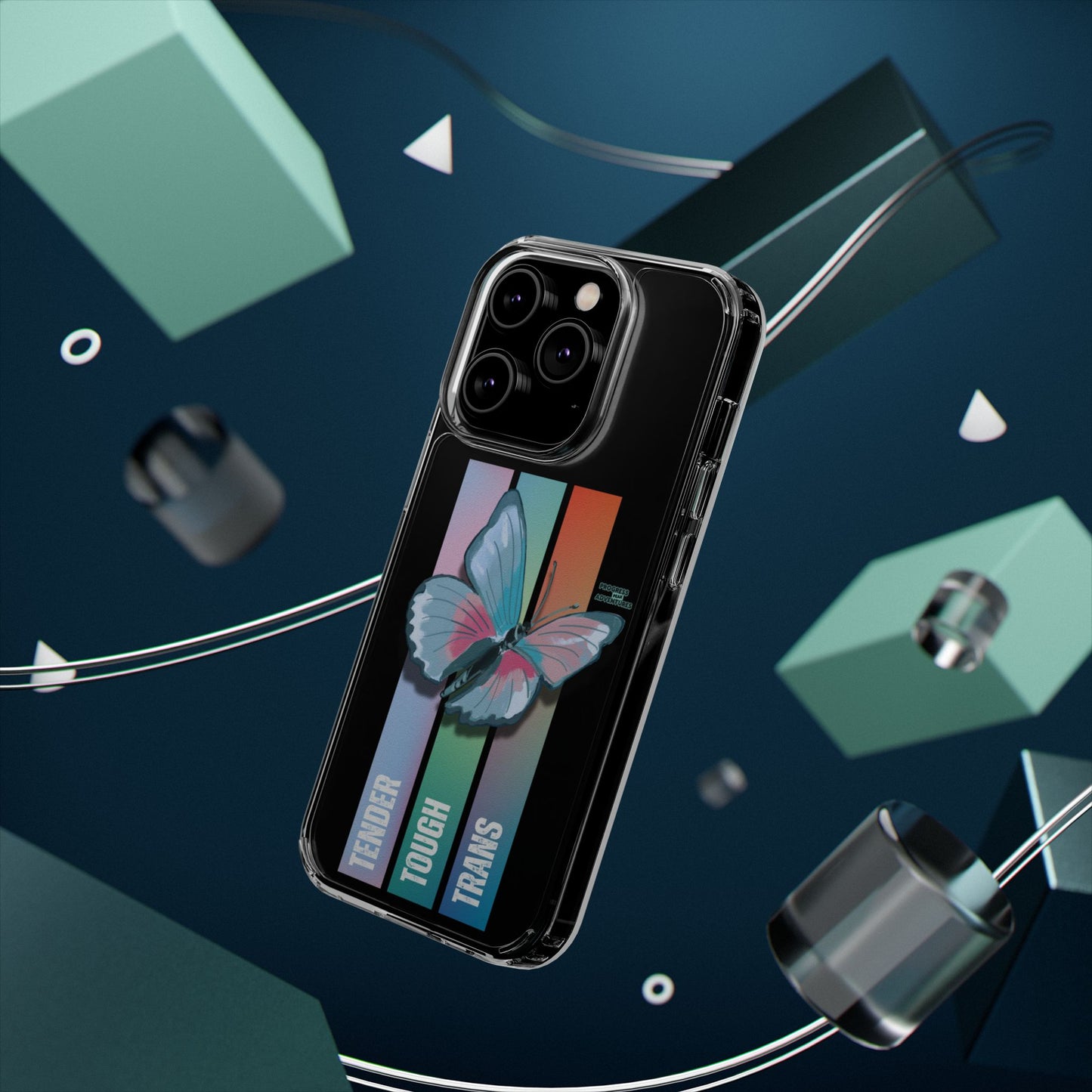 Adventure-Themed Clear Phone Case - Progress Peak Design