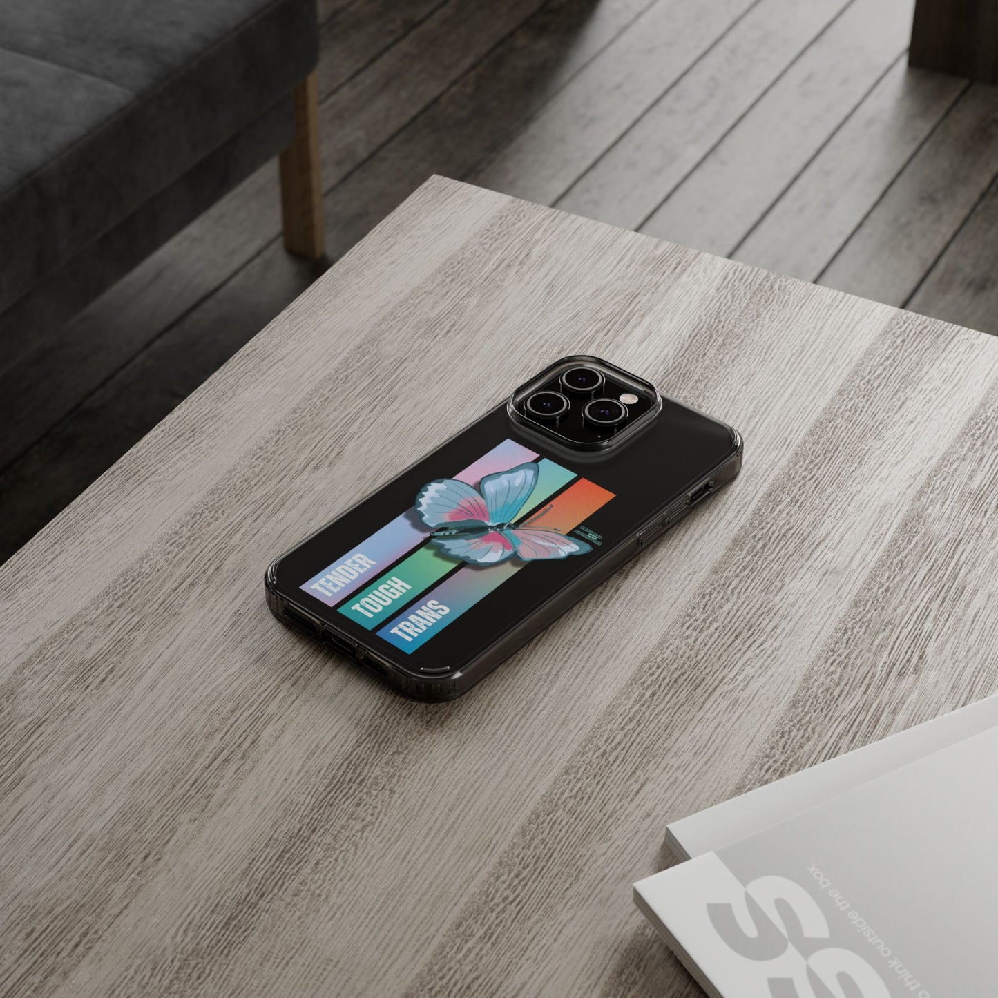 Adventure-Themed Clear Phone Case - Progress Peak Design