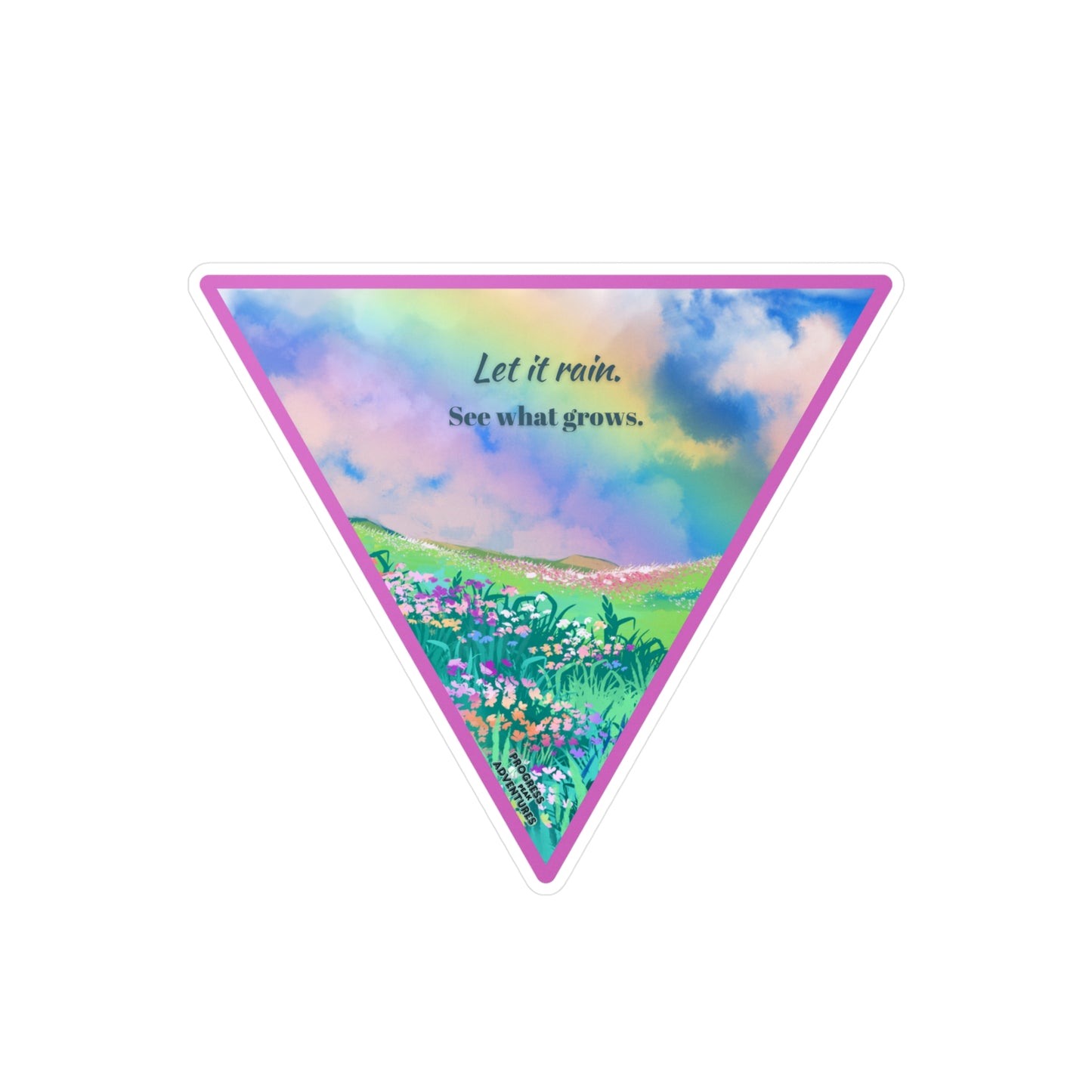 See What Grows Vinyl Sticker