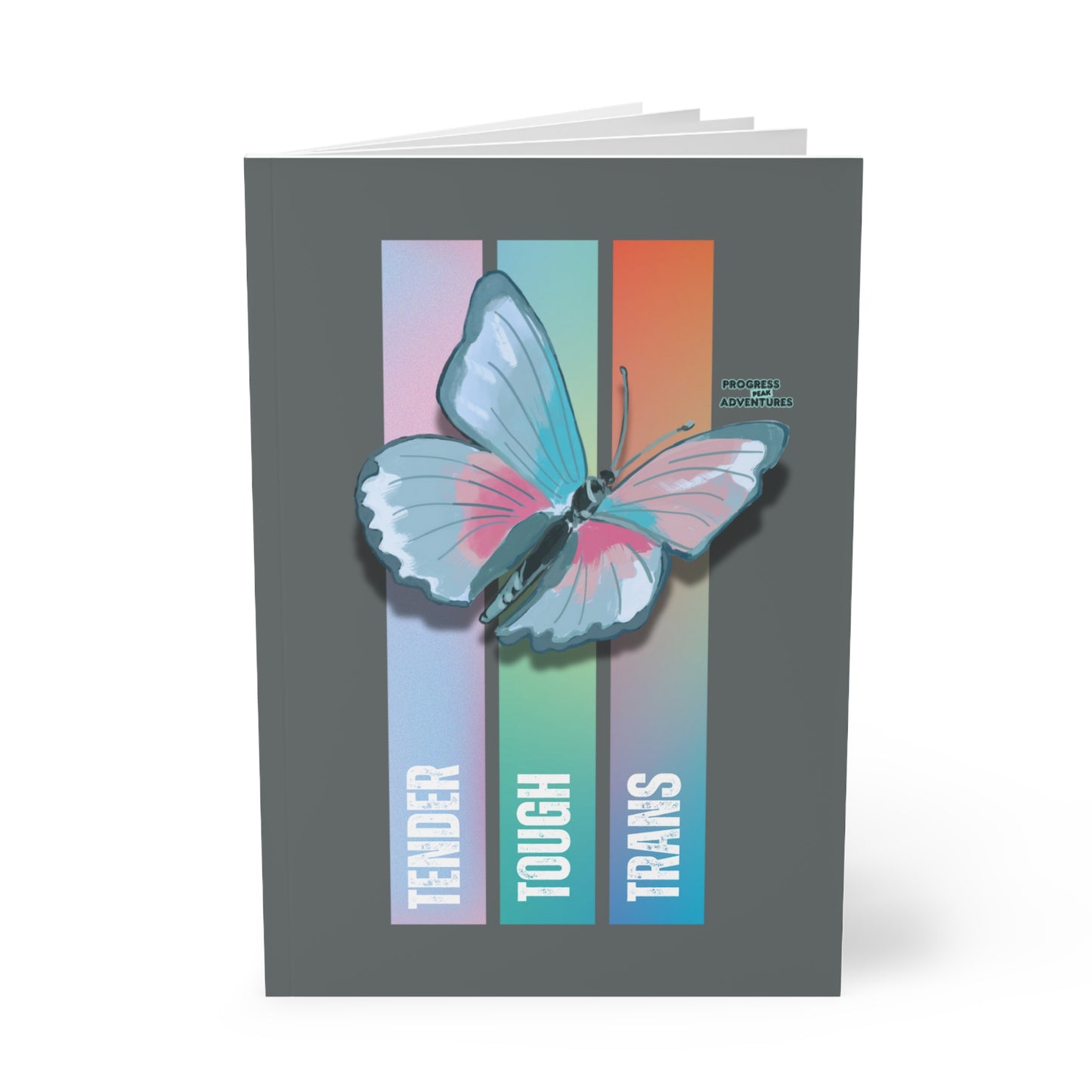 Tender, Tough, Trans | A5 Softcover Notebook