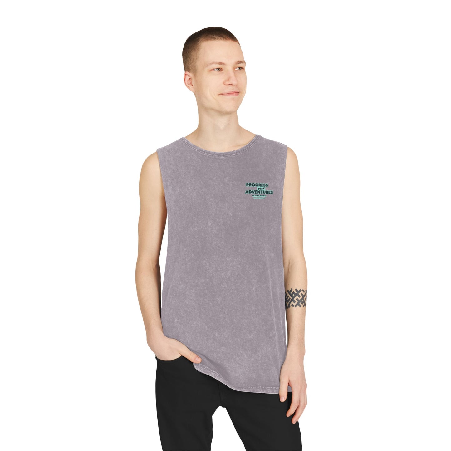 Tender, Tough, Trans | Stonewash Tank Top (Unisex)